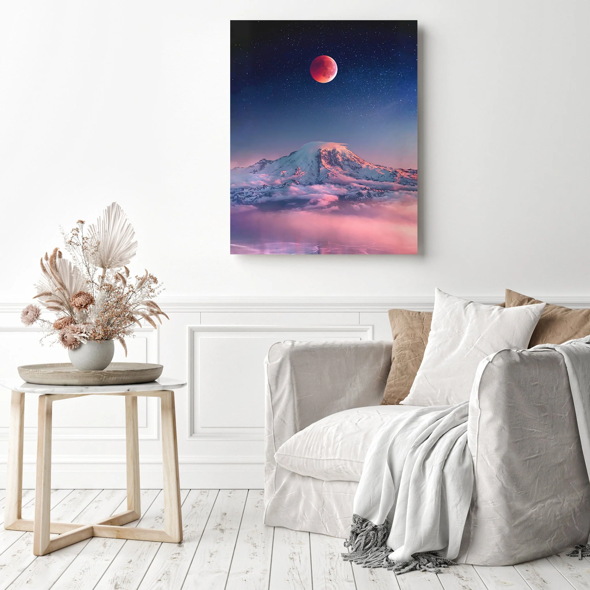 Pink Moon Scene | Diamond Painting - Image 3