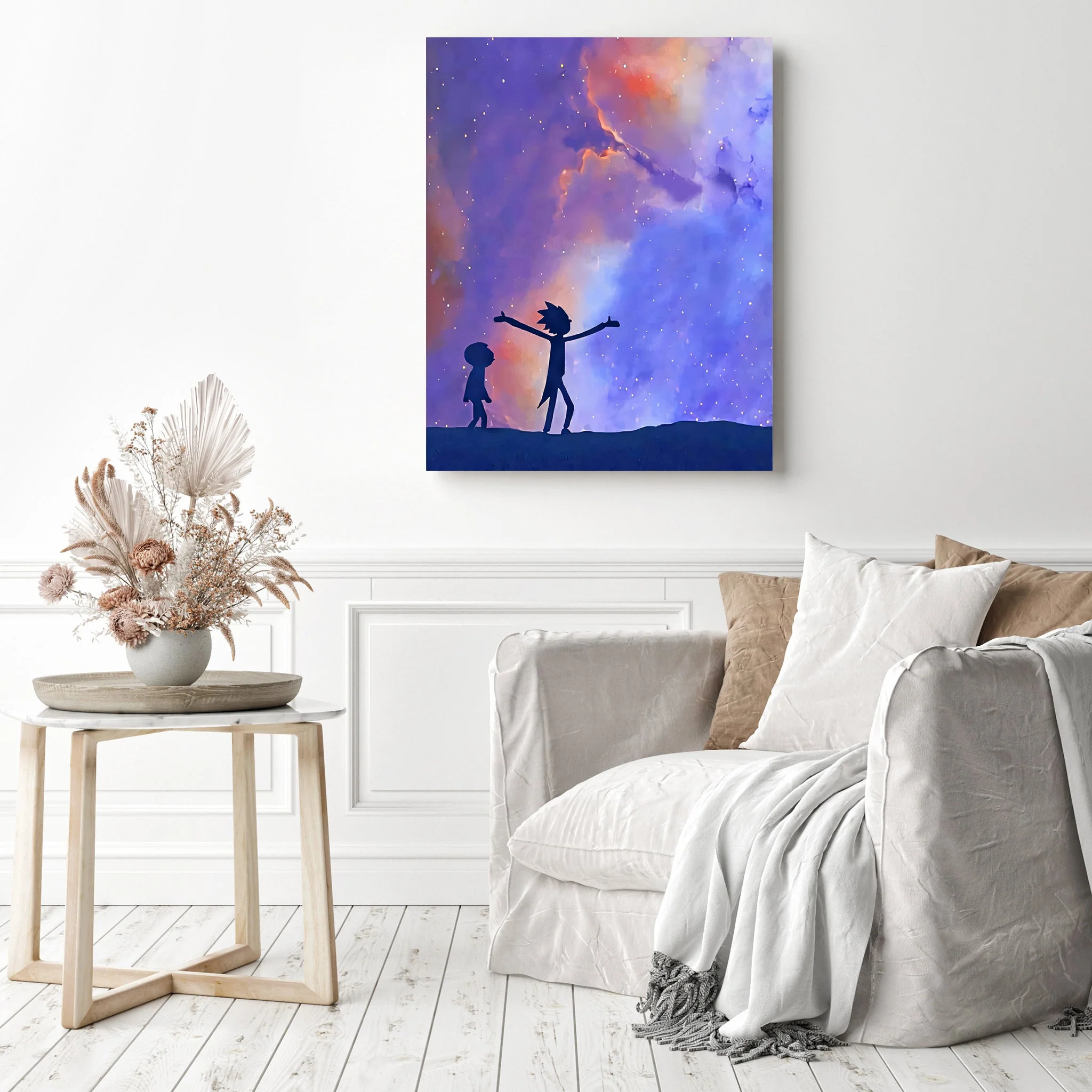 Aesthetic Rick and Morty Silhouette | Diamond Painting - Image 3