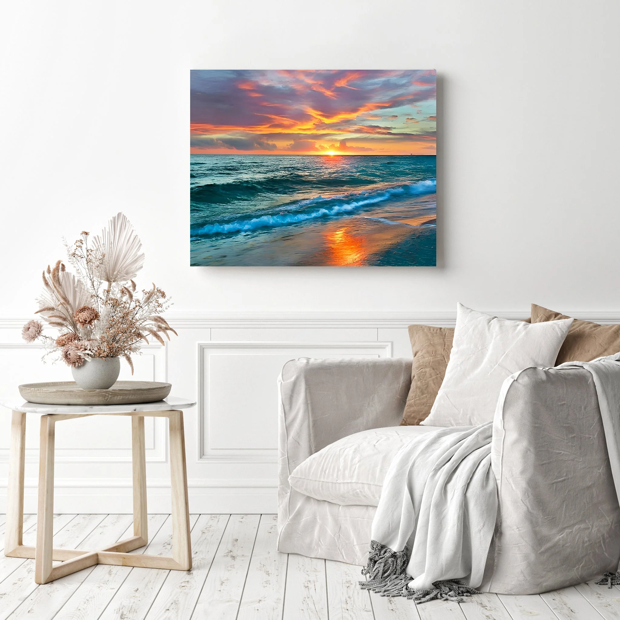 Sunset over Ocean | Diamond Painting - Image 3