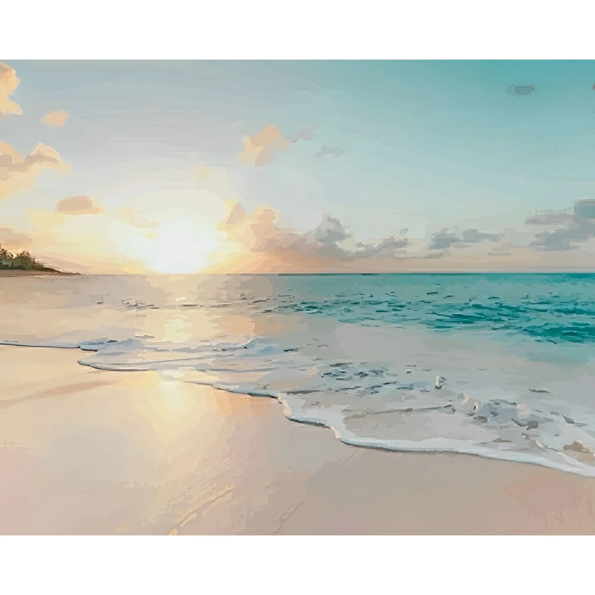 Sunrise at the Beach | Diamond Painting - Image 2
