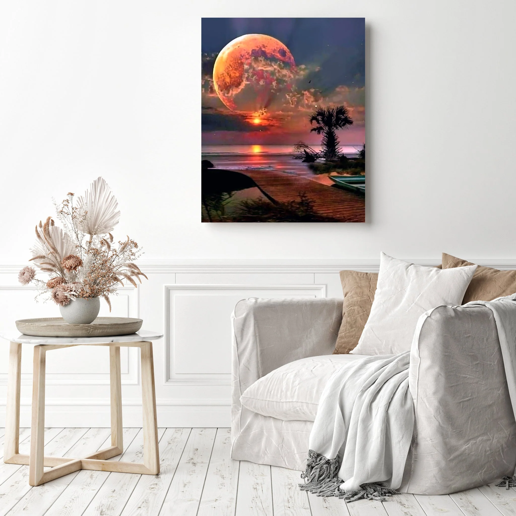 Half Moon Sunset | Diamond Painting - Image 3