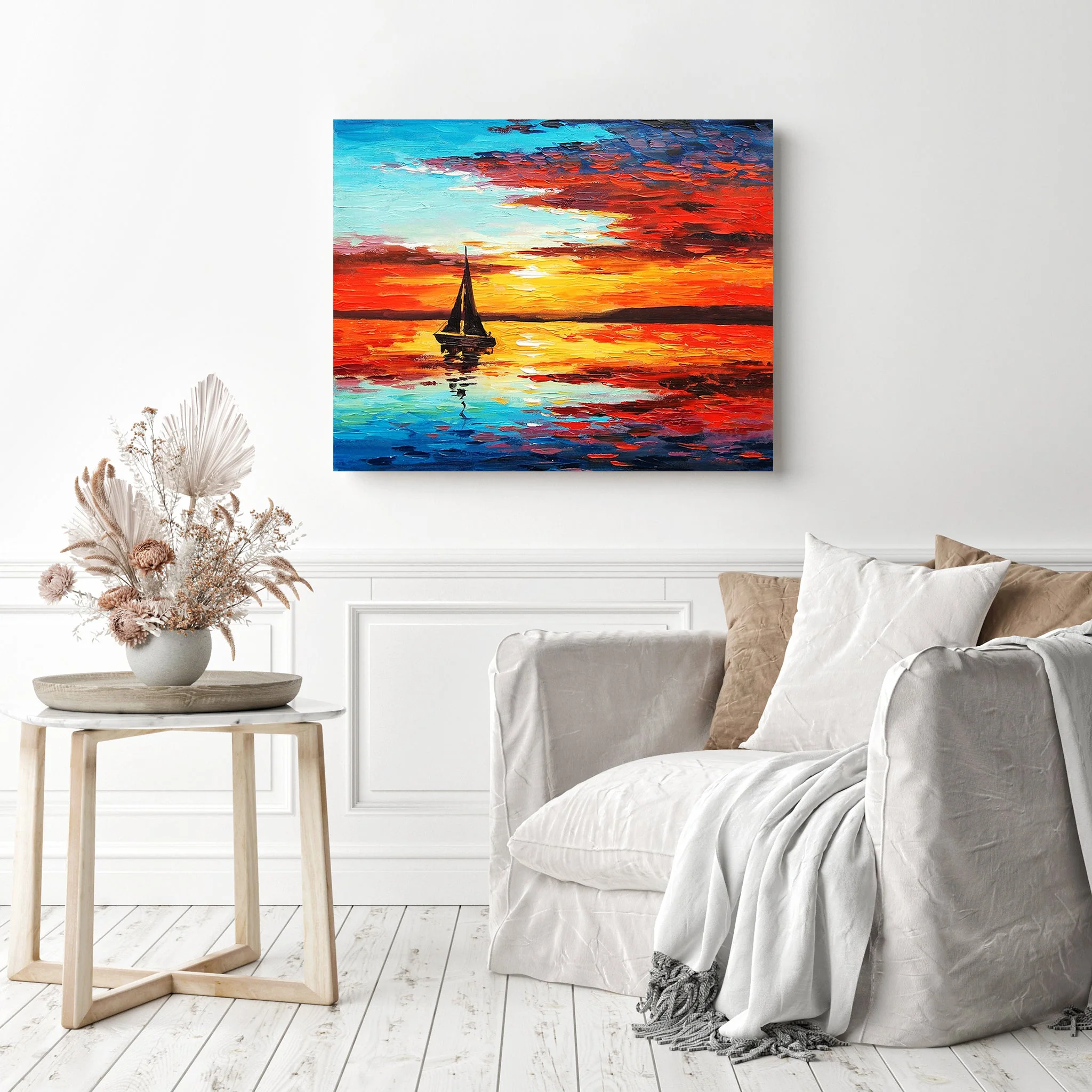 Sunset Sailboat | Diamond Painting - Image 3