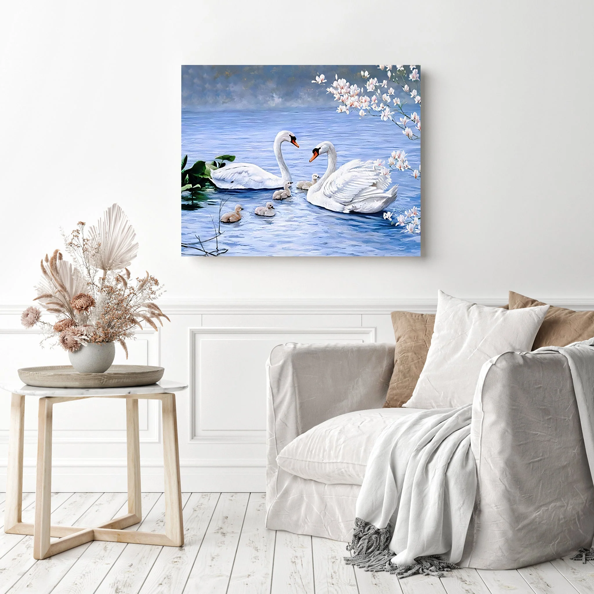 Swans | Diamond Painting - Image 3