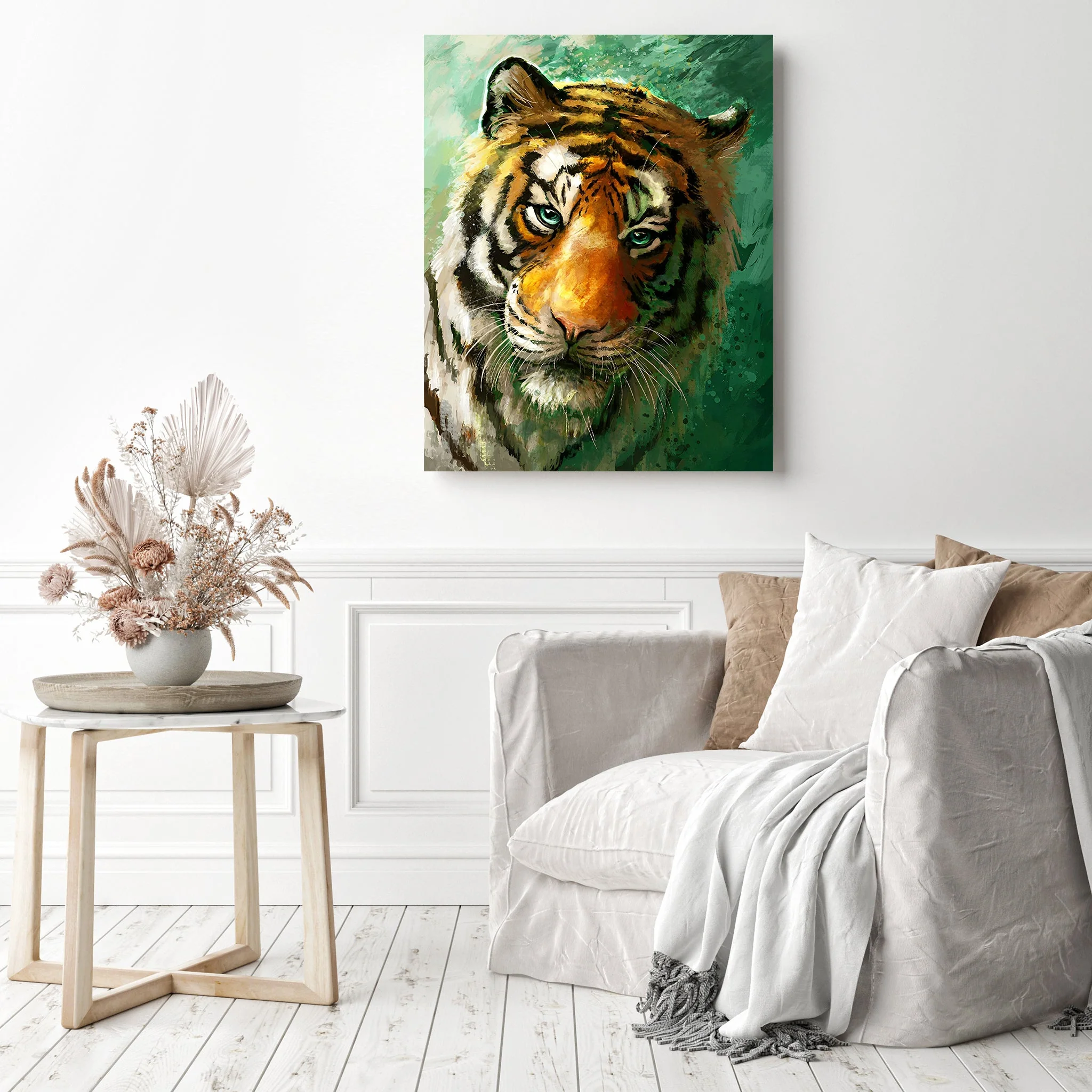 Tiger Vividness | Diamond Painting - Image 3