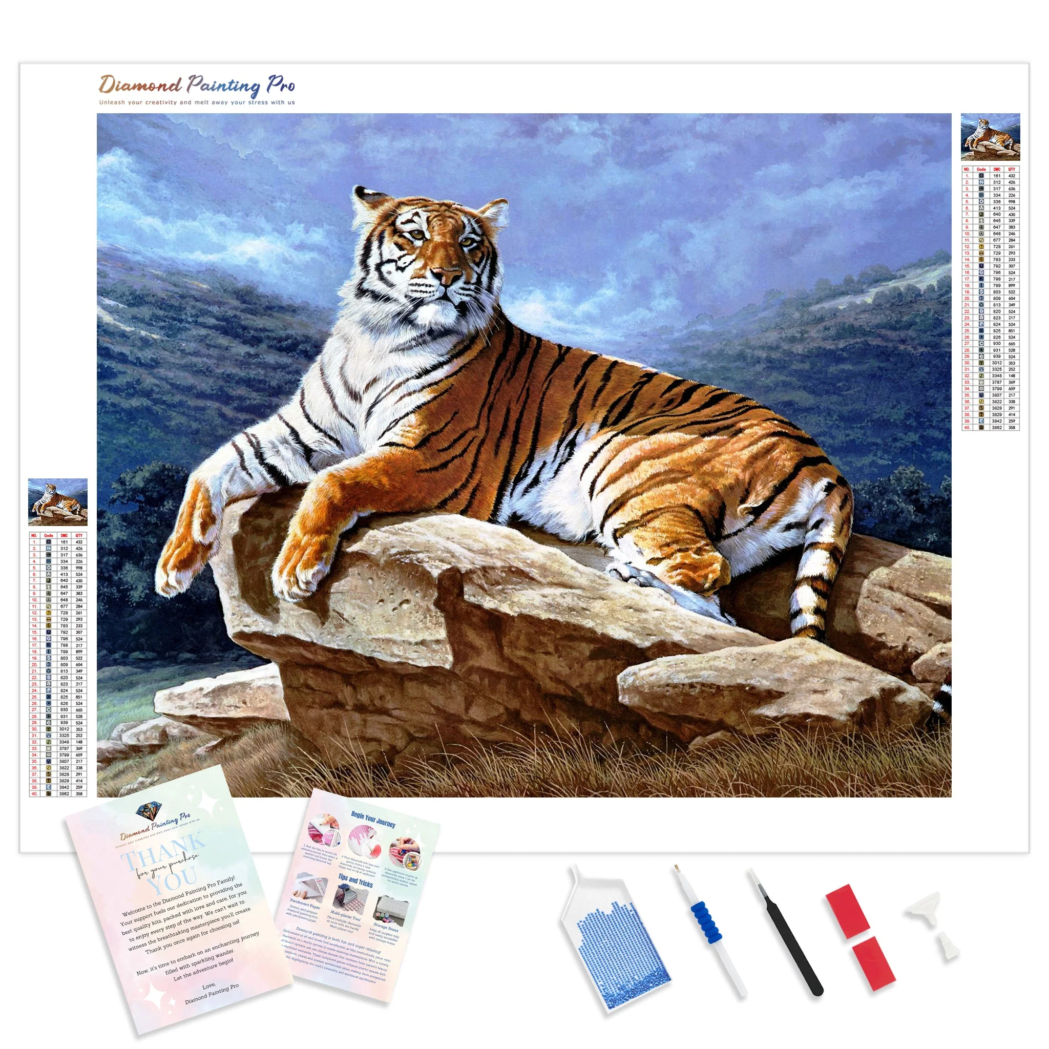 Tiger Resting | Diamond Painting