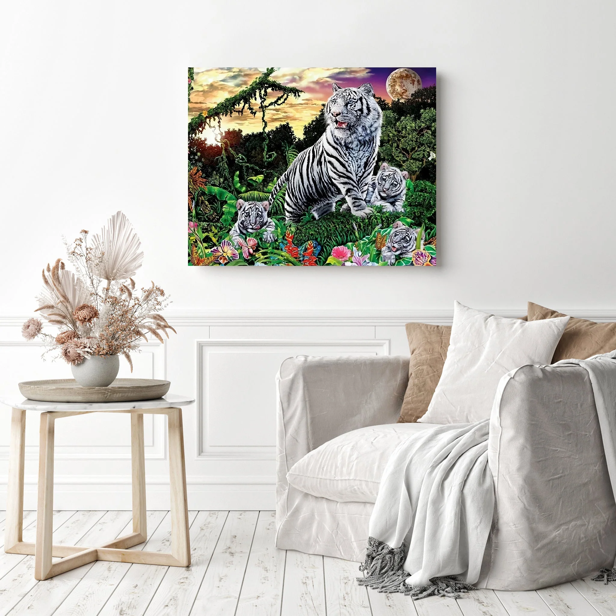 White Tigers | Diamond Painting - Image 3
