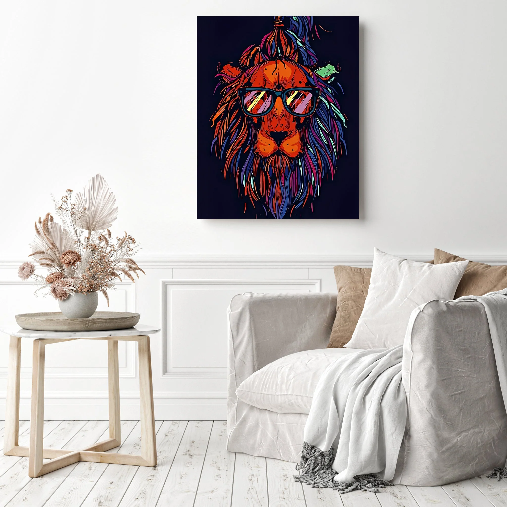 Lion Hipster | Diamond Painting - Image 3