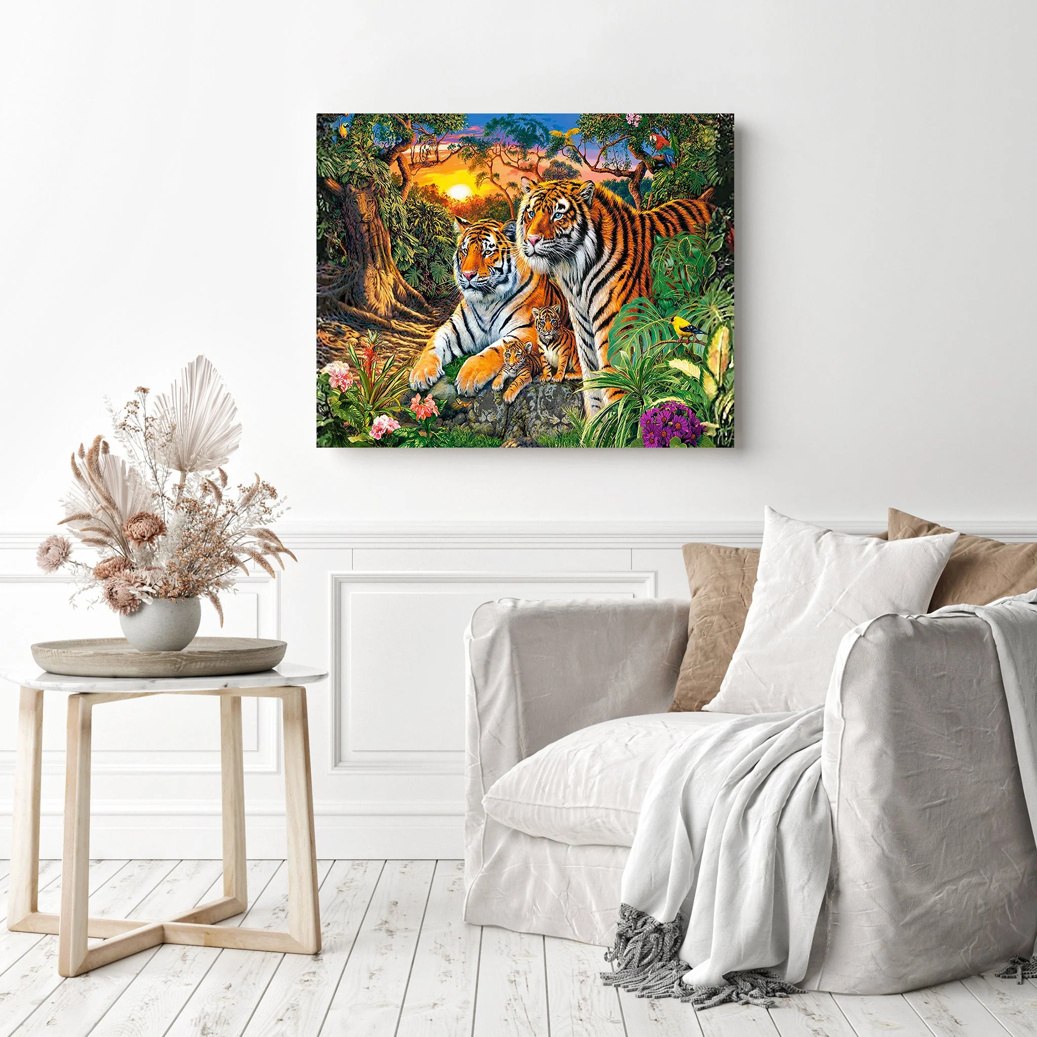 Tigers Family | Diamond Painting - Image 3