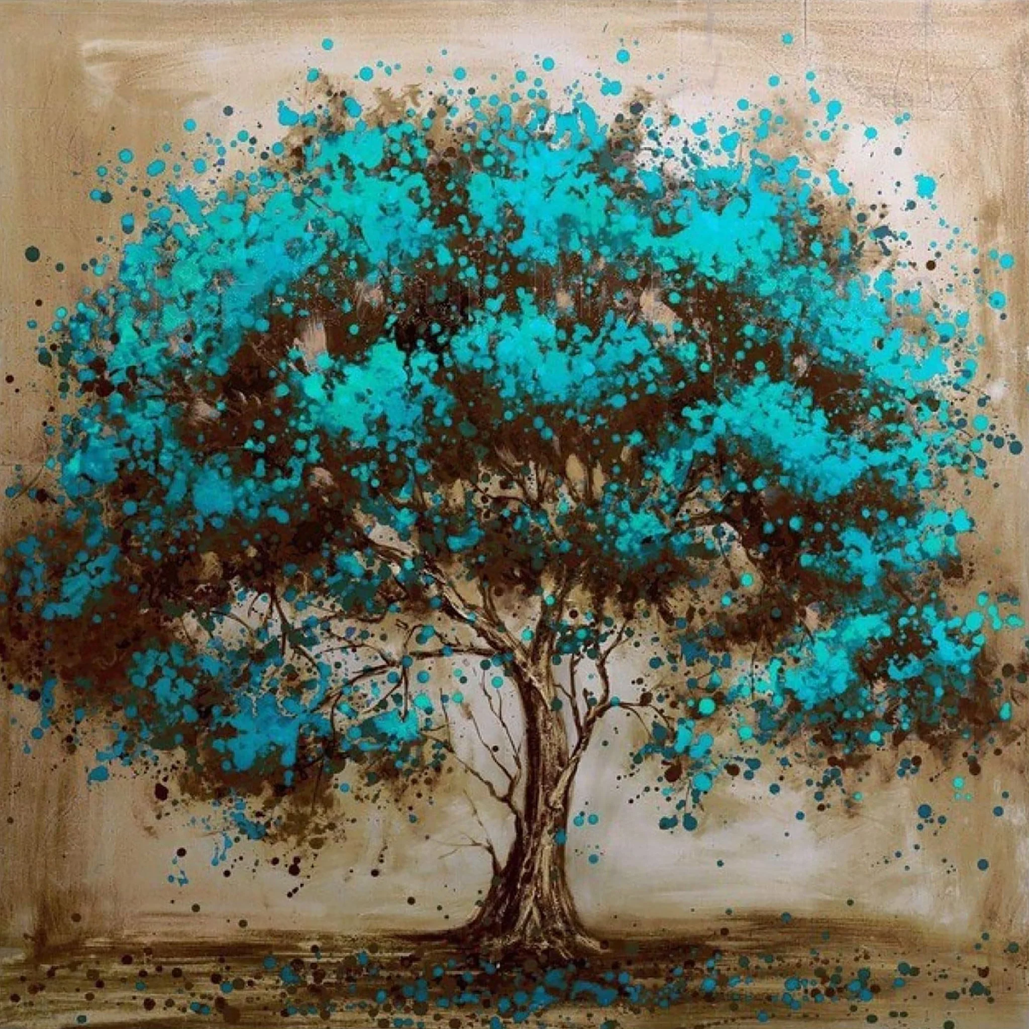 Azure Blossom | Diamond Painting - Image 2