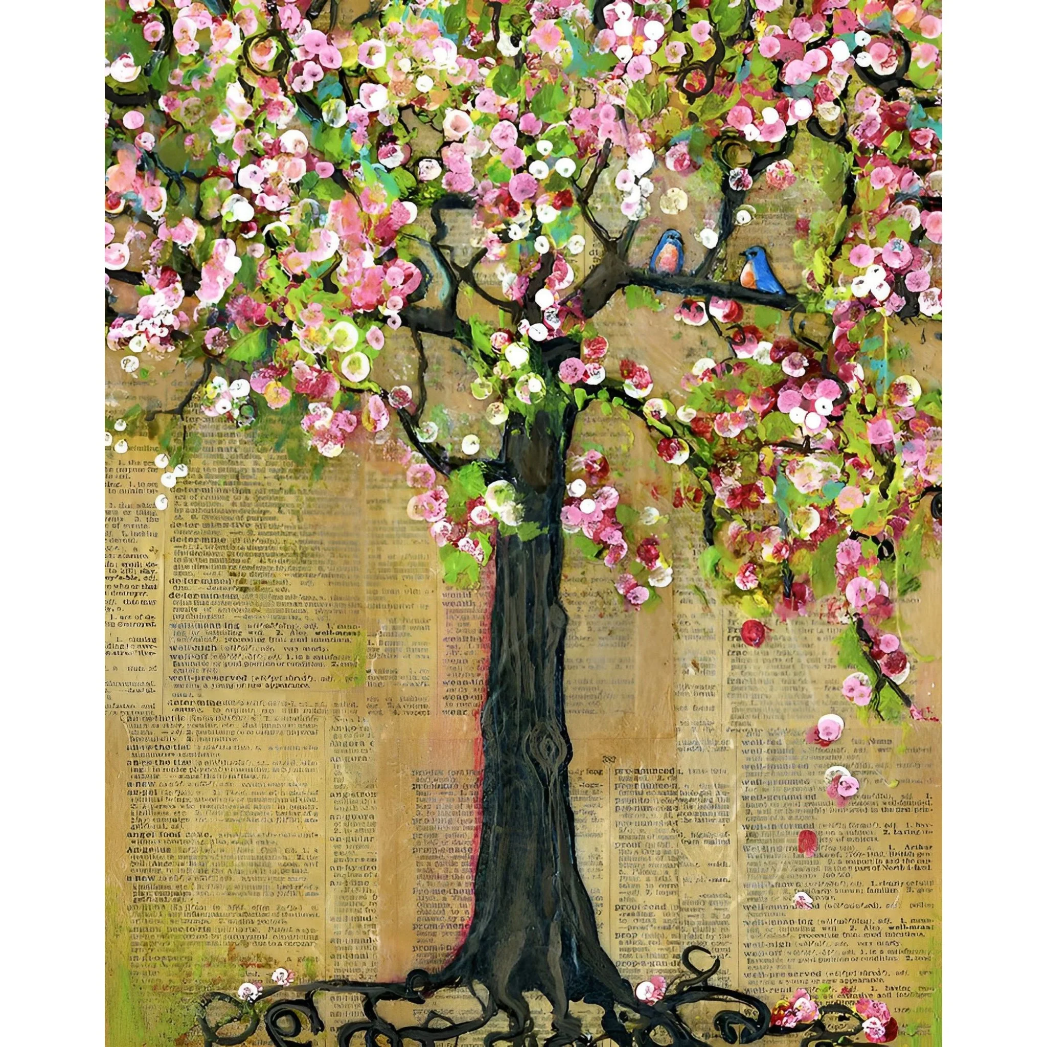 Lexicon Tree of Life | Diamond Painting - Image 2