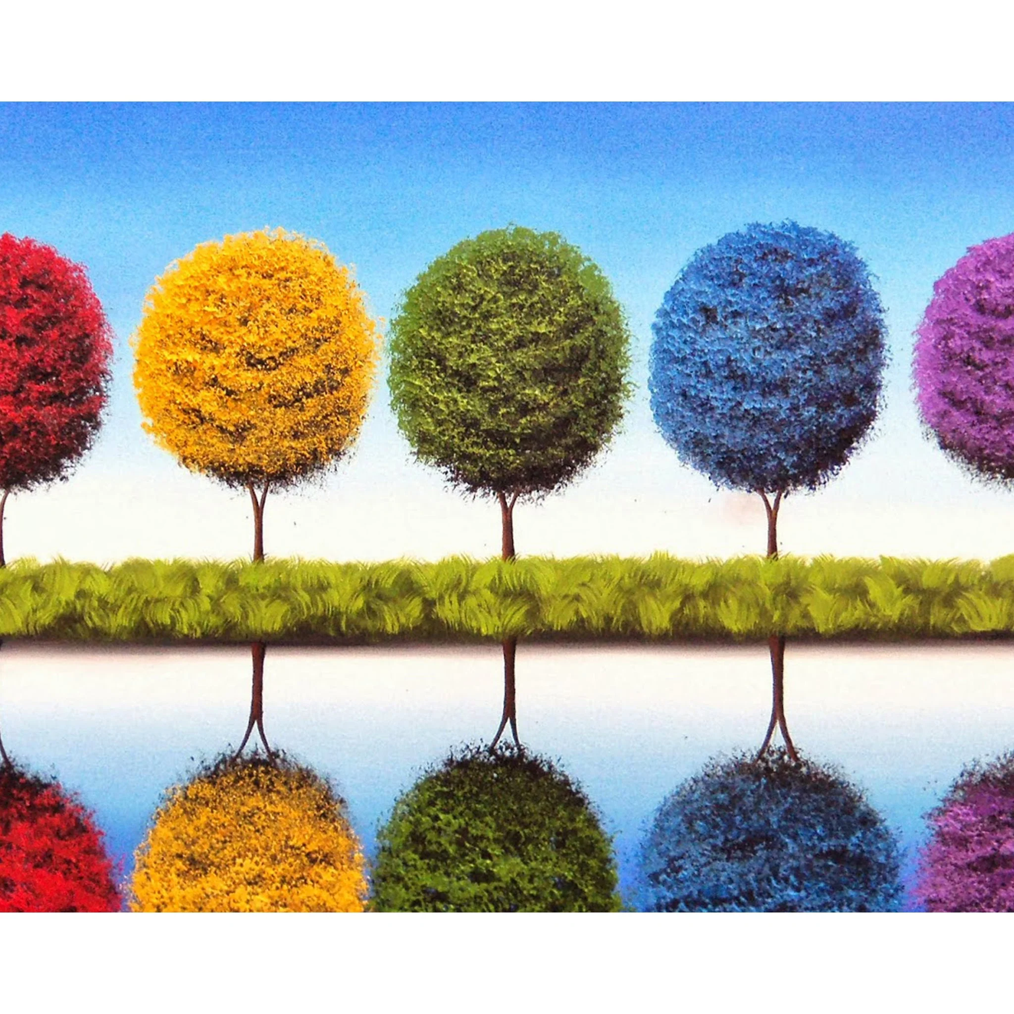 Reflection tree | Diamond Painting - Image 2