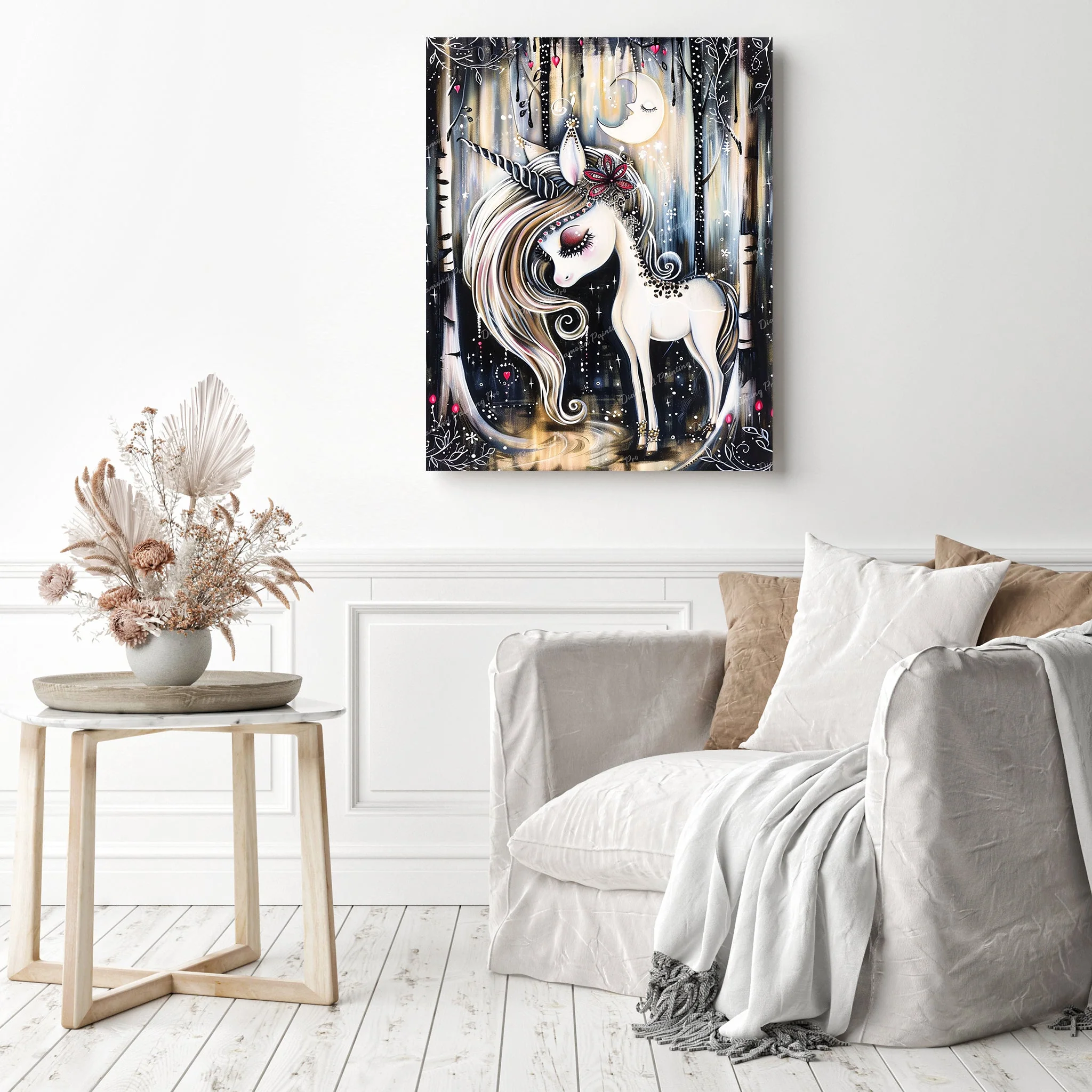 Unicorn's Whimsical Dreamland | Diamond Painting - Image 3