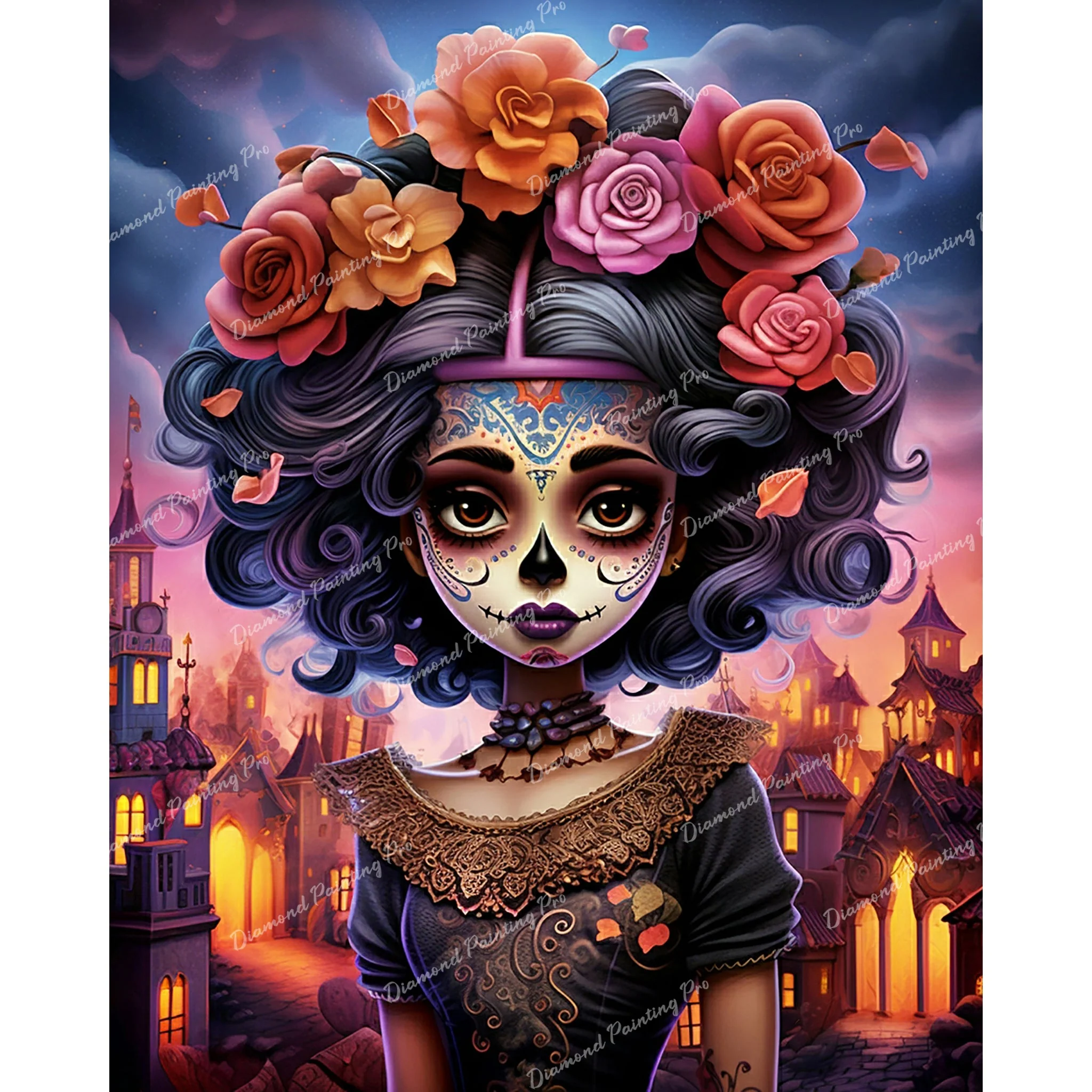 Floral Fiesta Maiden | Diamond Painting - Image 2