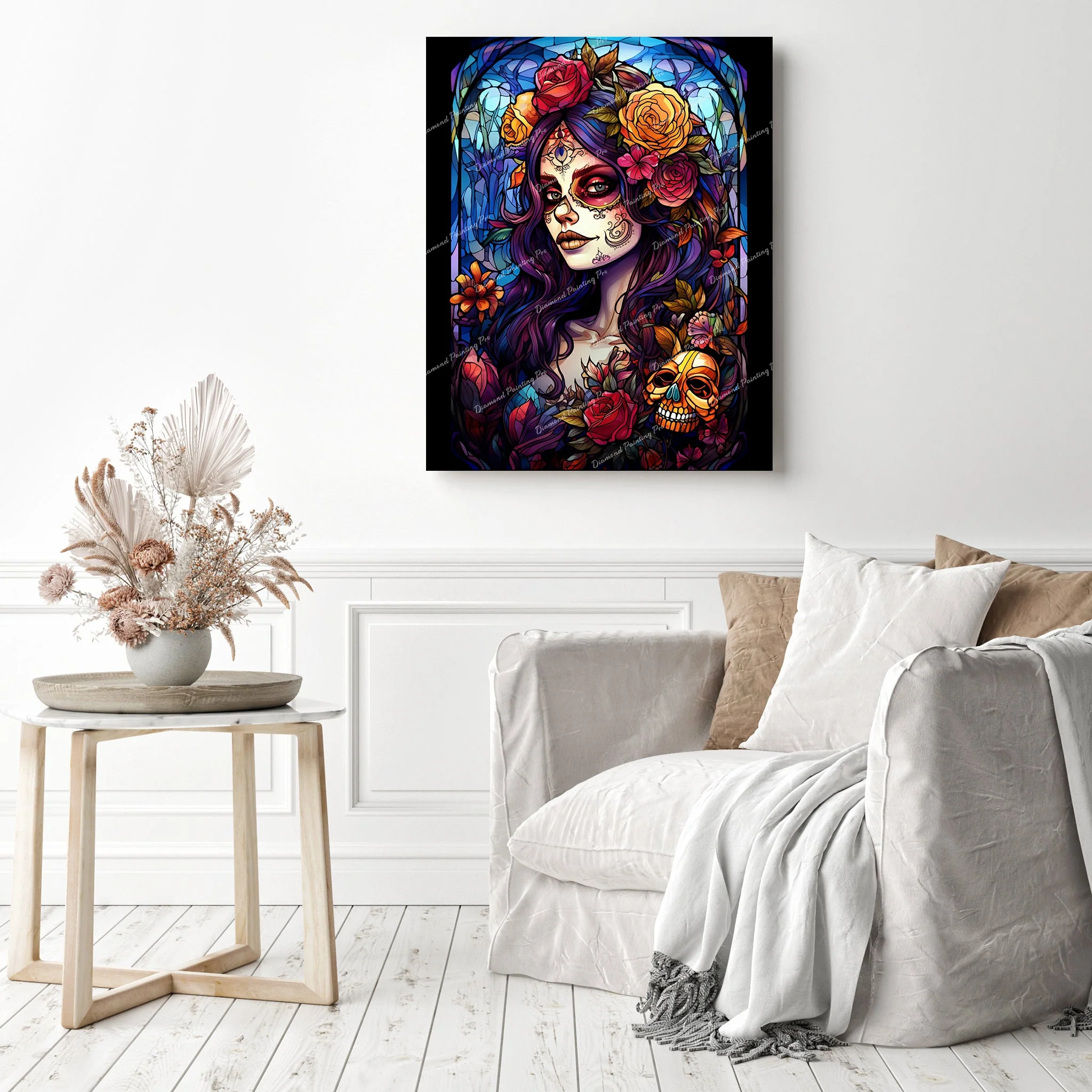 Mosaic Calavera Beauty | Diamond Painting - Image 3