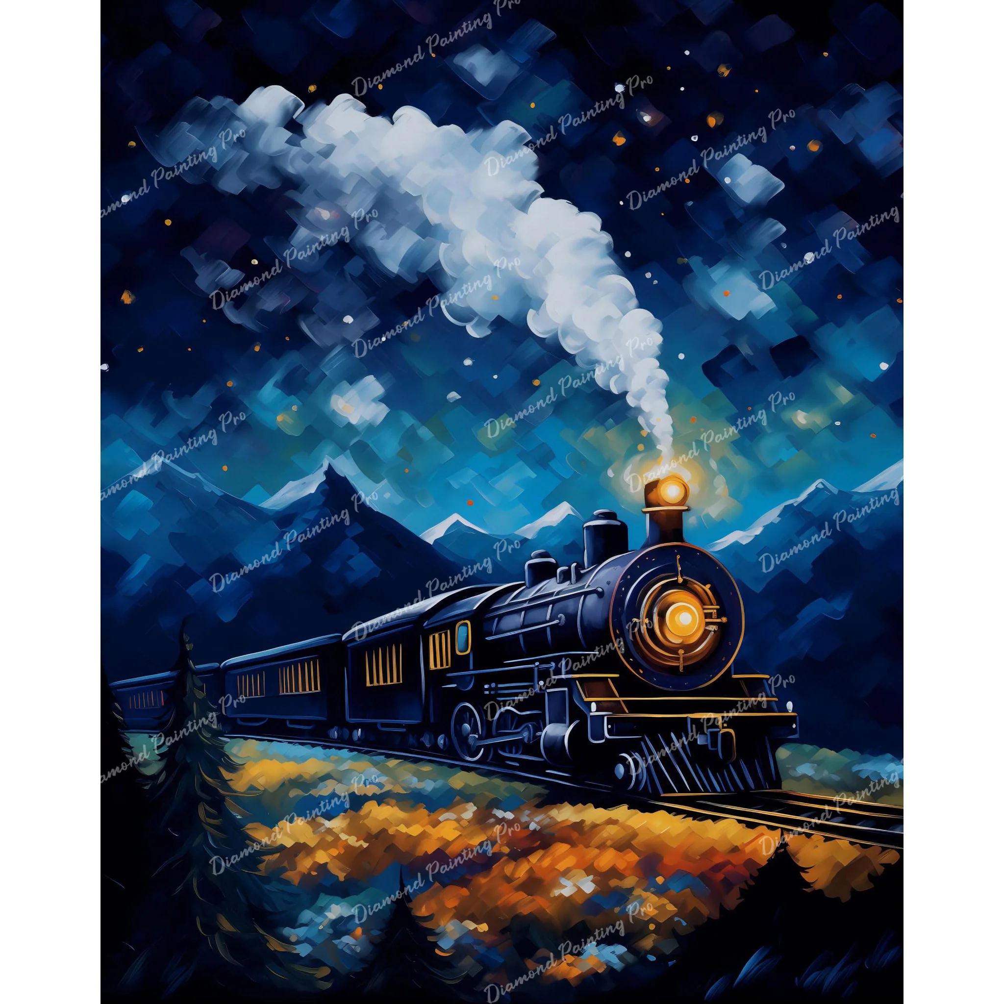 Starry Night Express | Diamond Painting - Image 2
