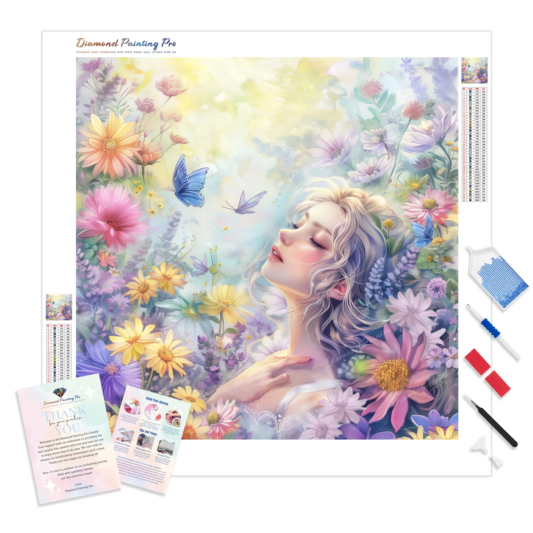 Spring Flower Haven | Diamond Painting