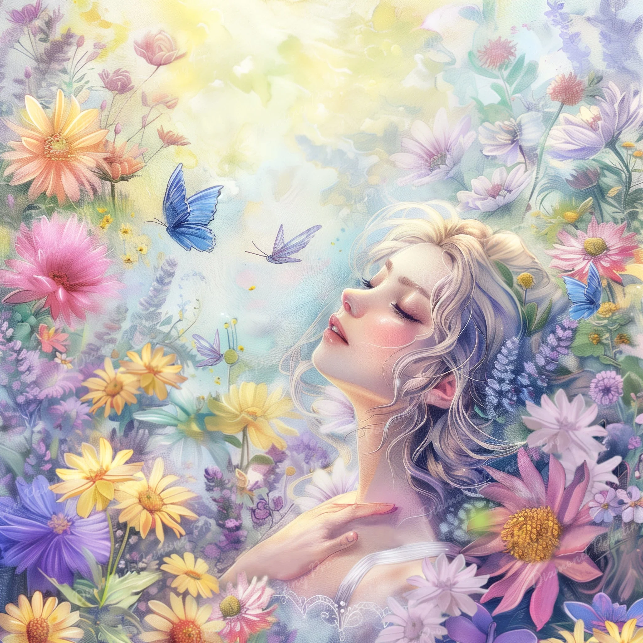Spring Flower Haven | Diamond Painting - Image 2