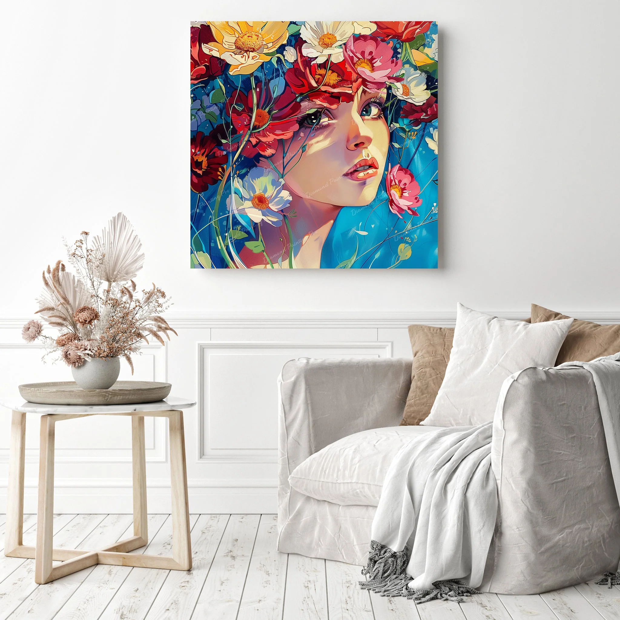 Floral Gaze | Diamond Painting - Image 3