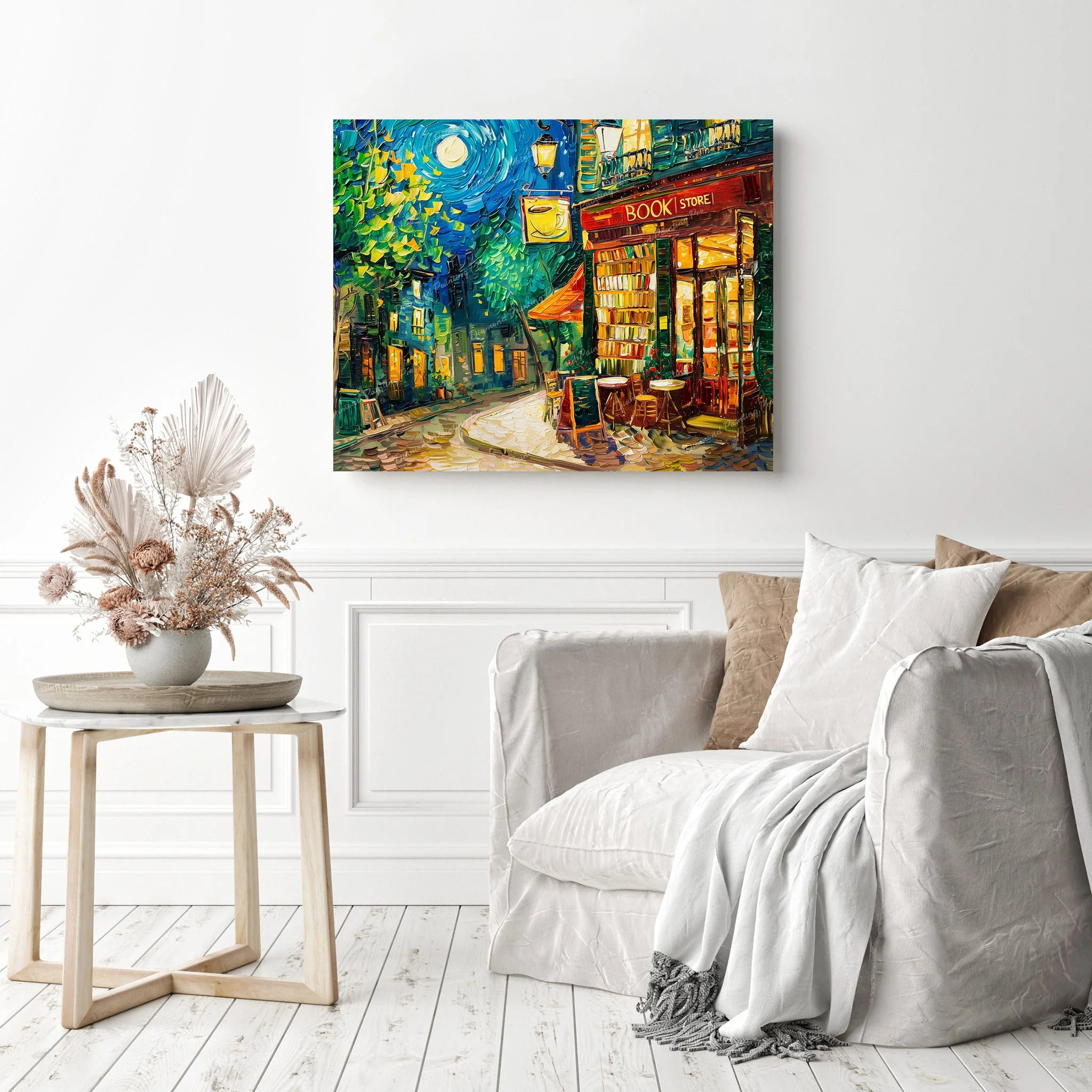 Starry Night Bookstore | Diamond Painting - Image 3