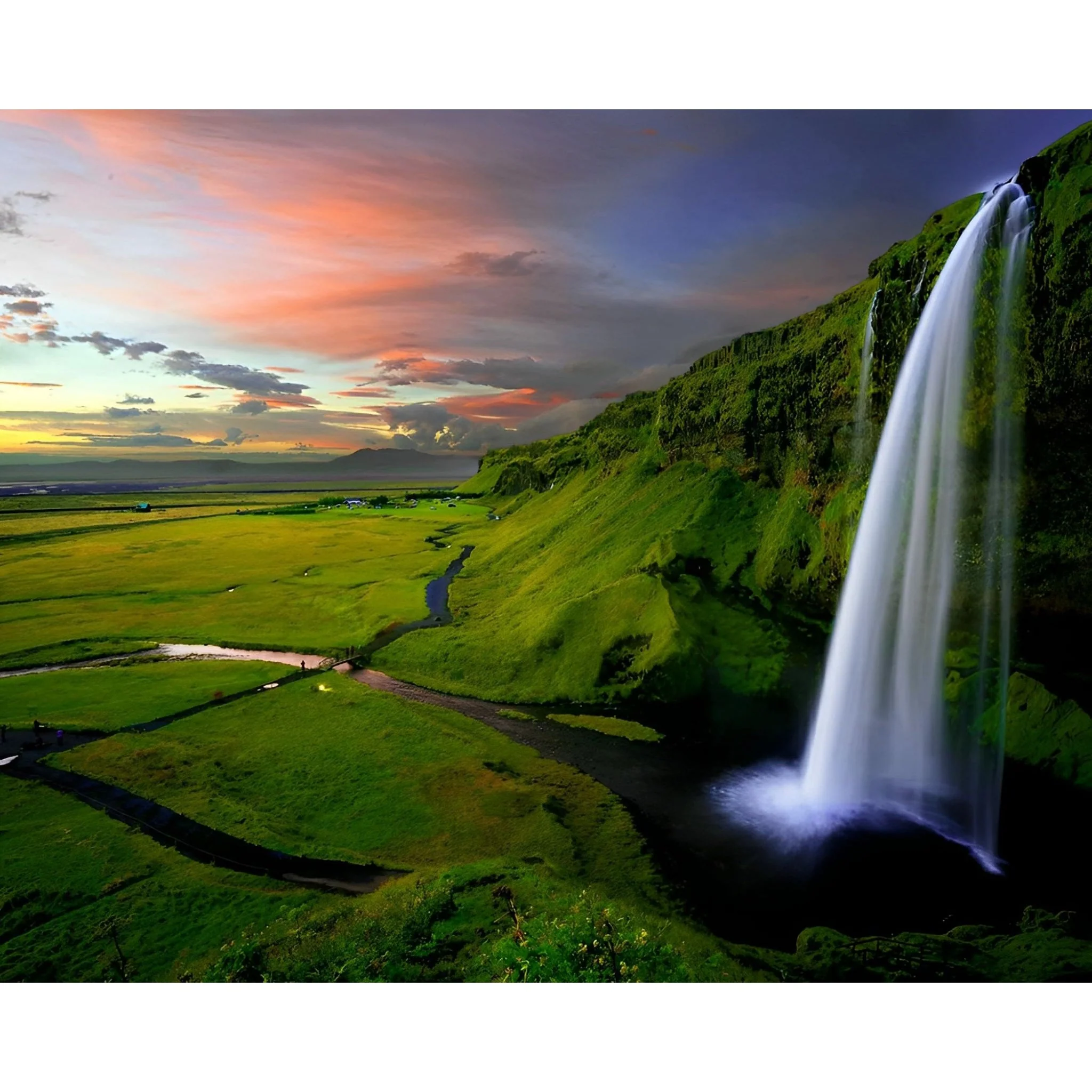 Waterfall Scene | Diamond Painting - Image 2