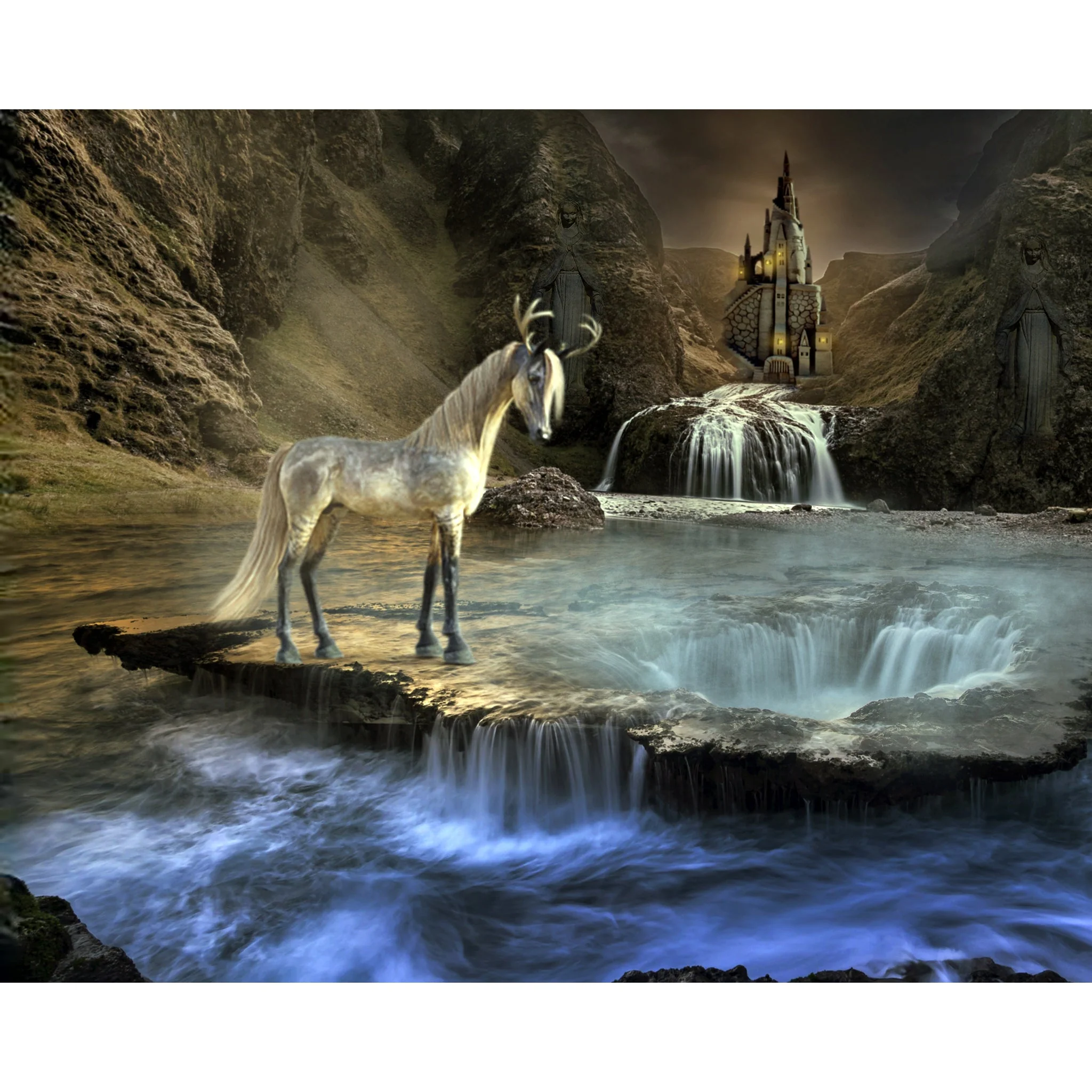 Unicorn Waterfall | Diamond Painting - Image 2
