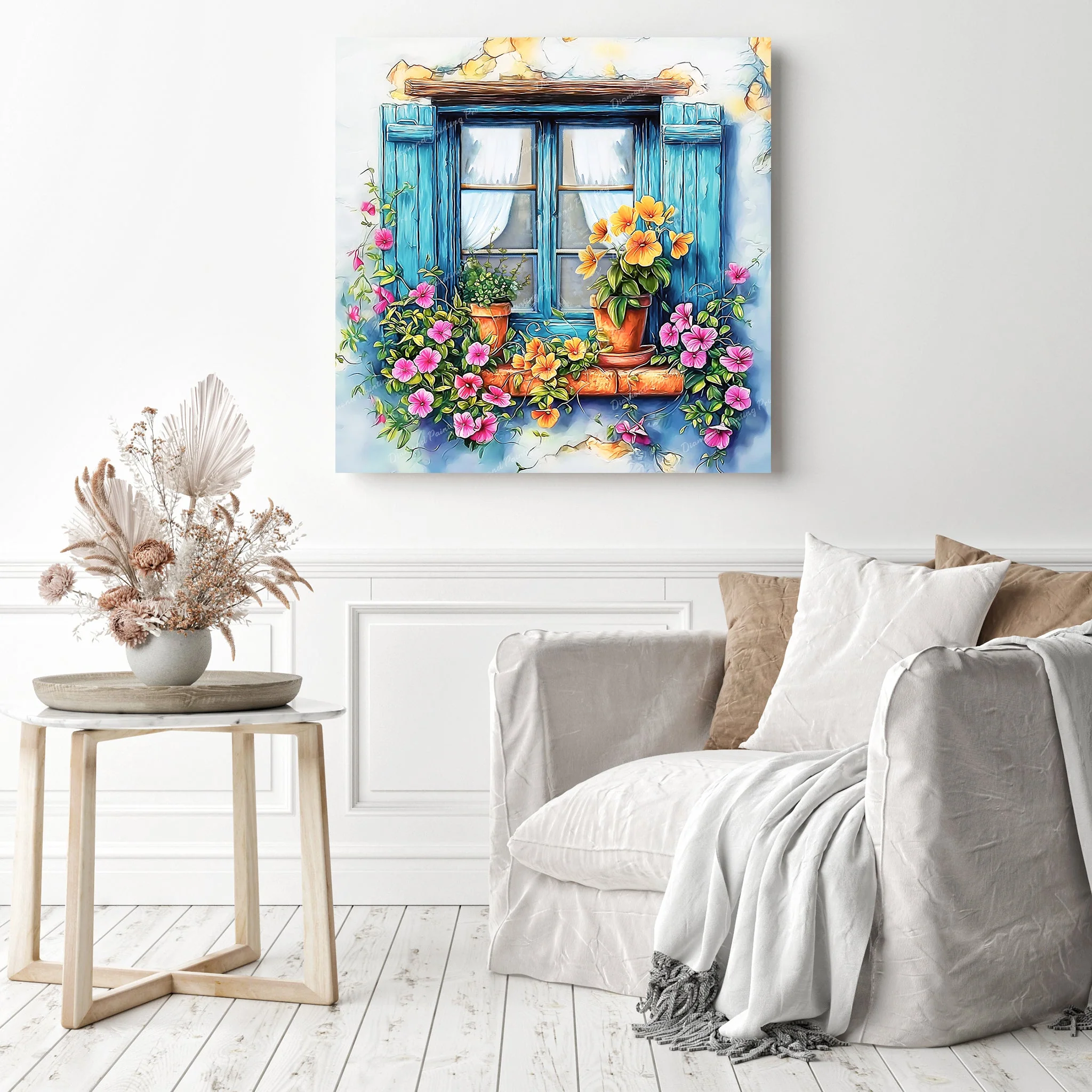 Provence Window Bloom | Diamond Painting - Image 3