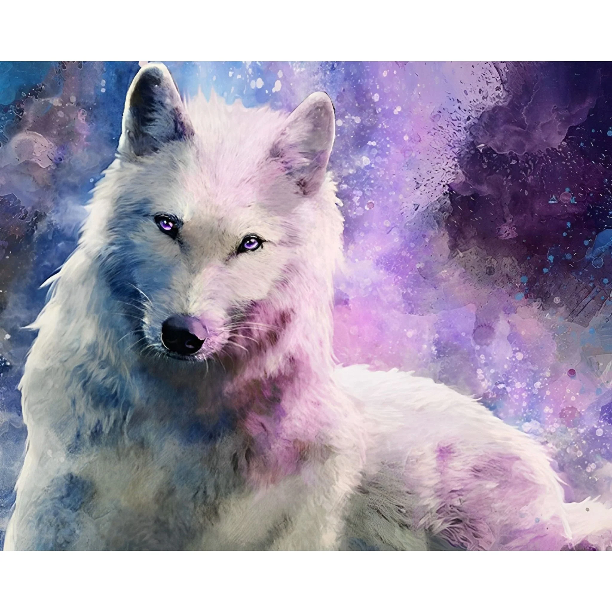 White Wolf | Diamond Painting - Image 2
