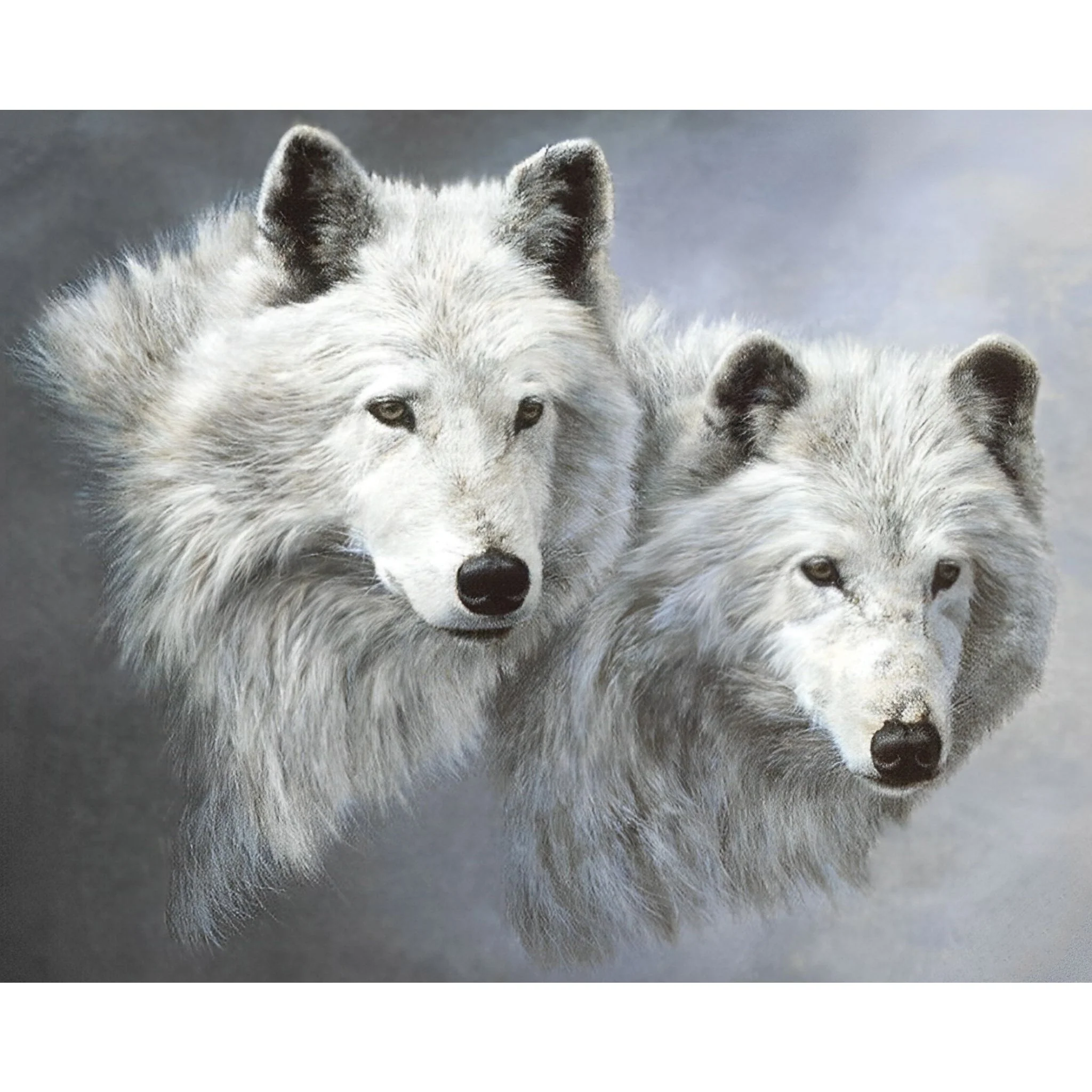 White Wolves | Diamond Painting - Image 2