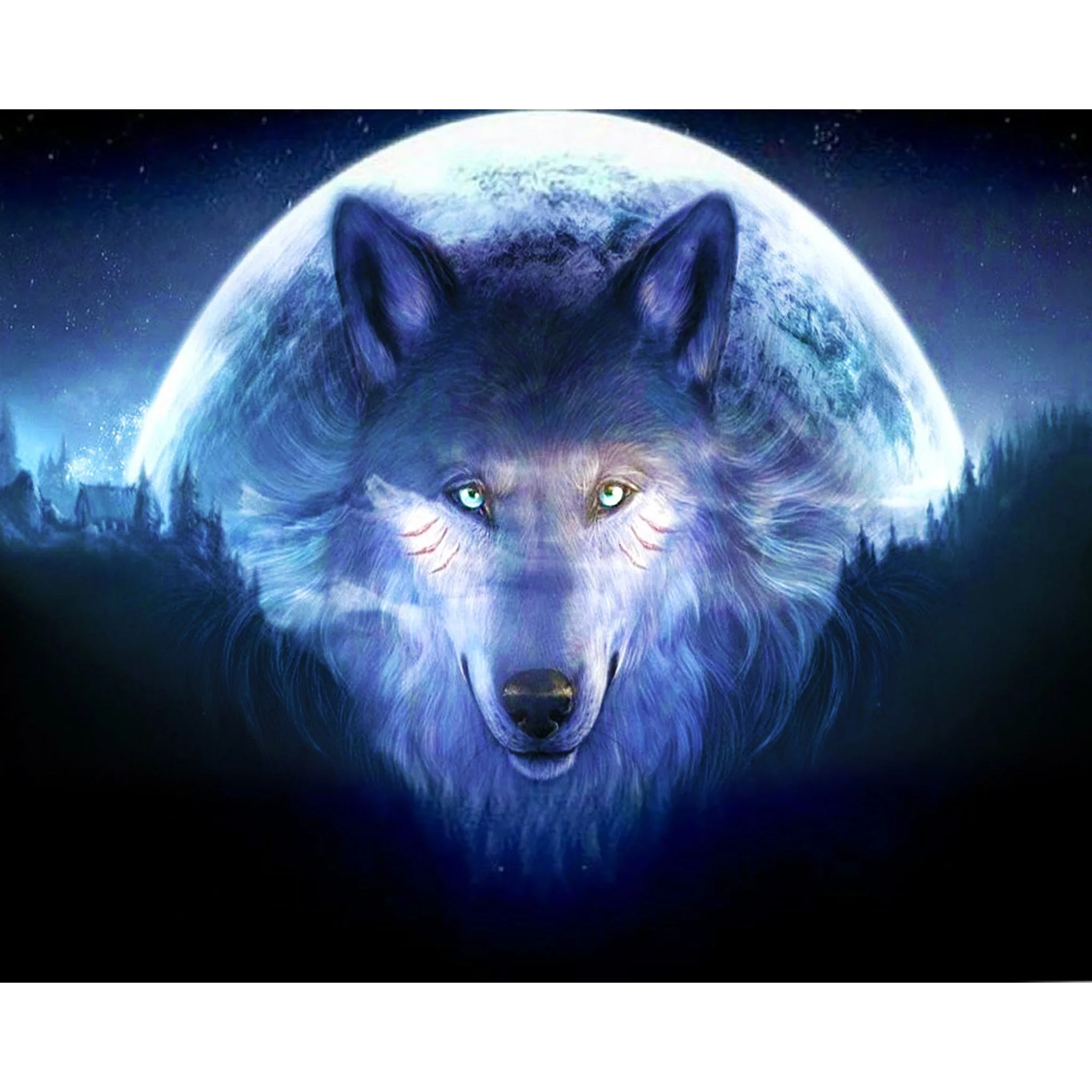 Wolf Moon | Diamond Painting - Image 2
