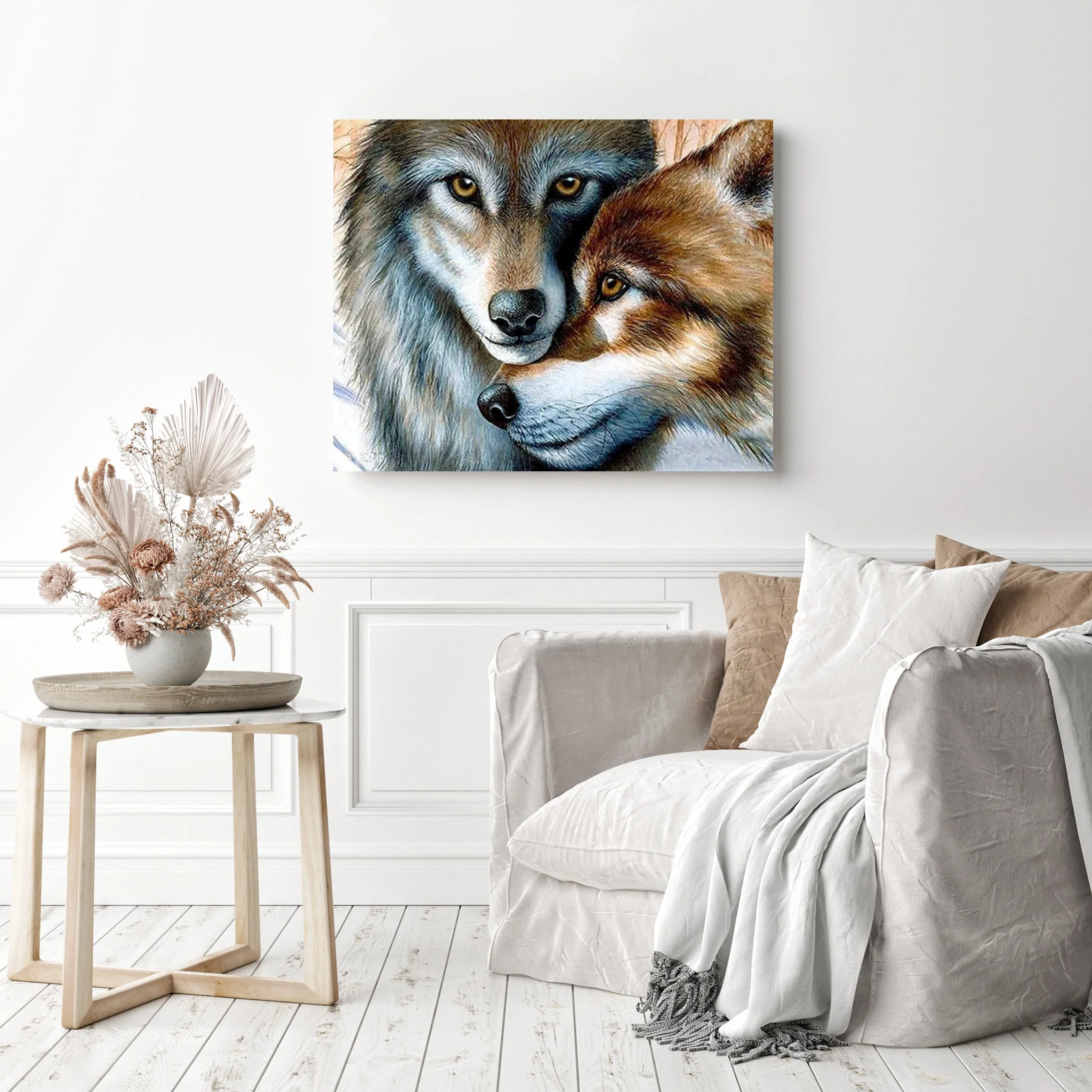 Wolf Couple | Diamond Painting - Image 3