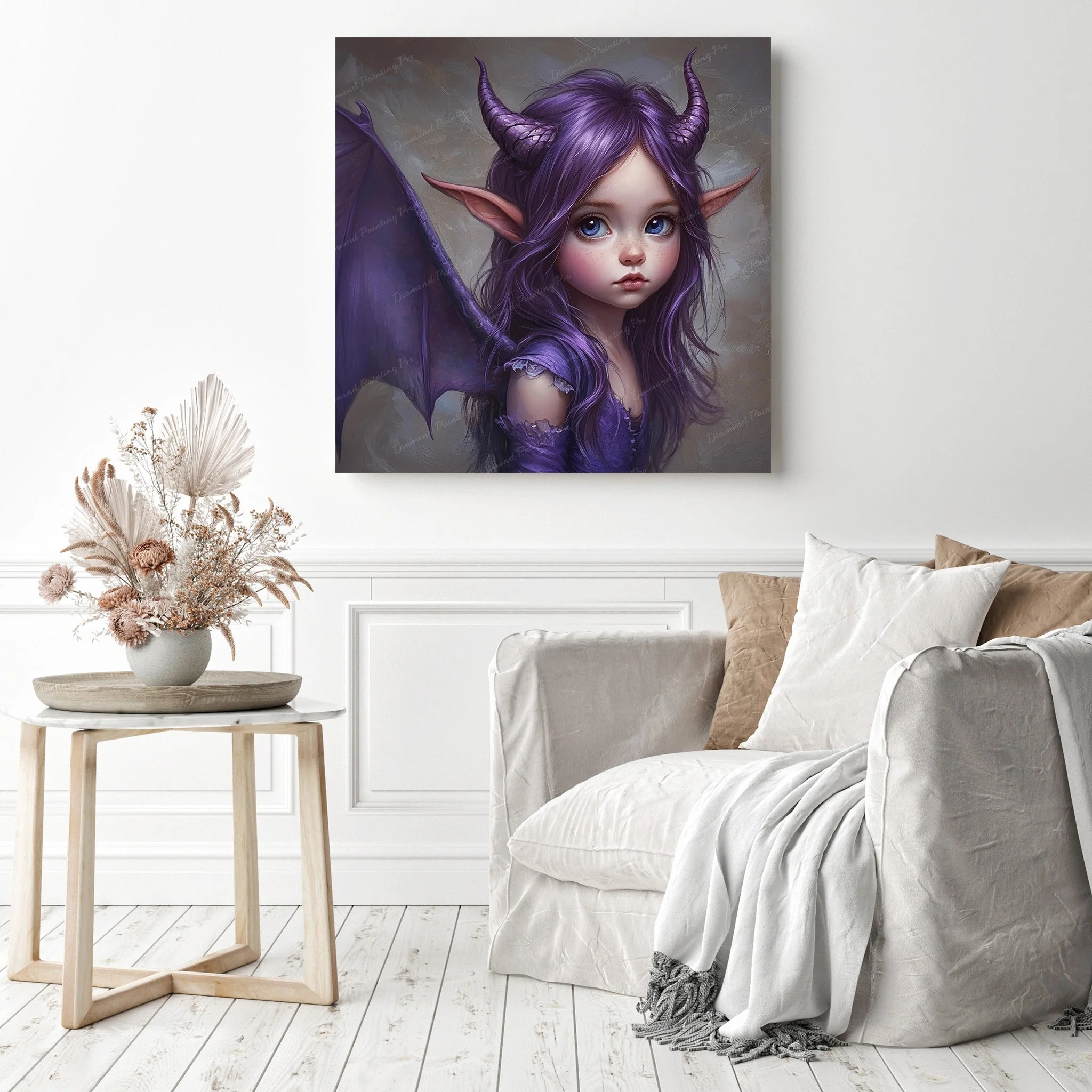 Enchanted Violet Fairy | Diamond Painting - Image 3