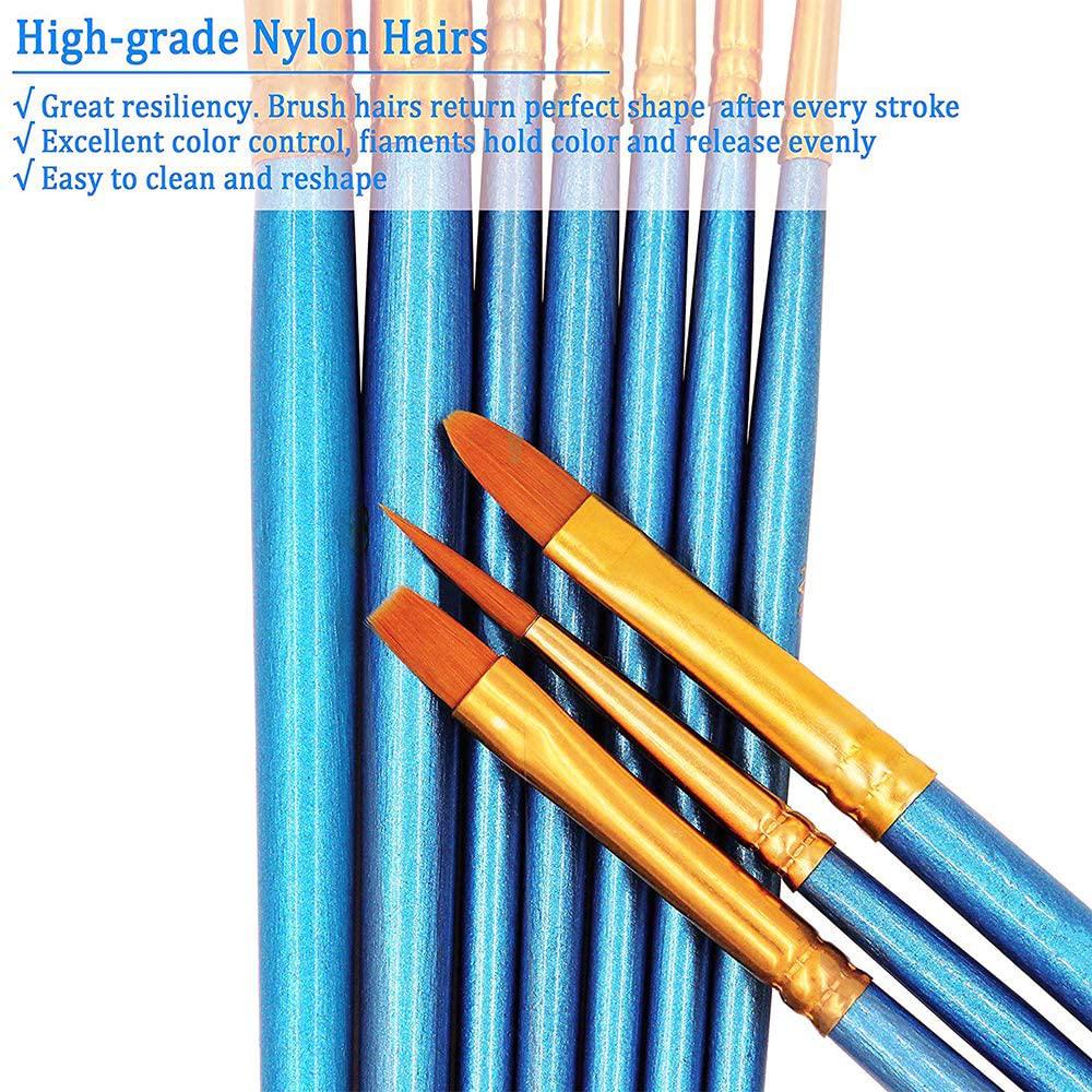 Extra 10 Pcs High Quality Paint Brushes - Image 4