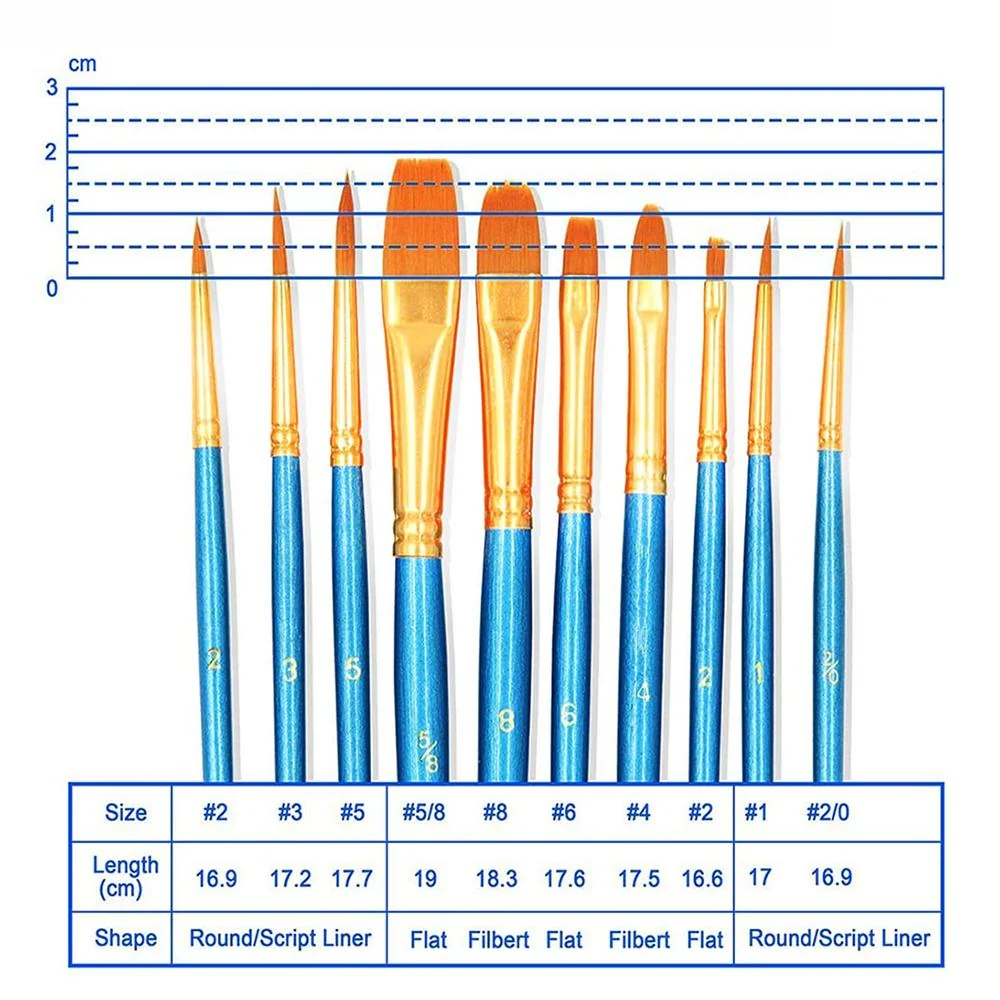 Extra 10 Pcs High Quality Paint Brushes - Image 6