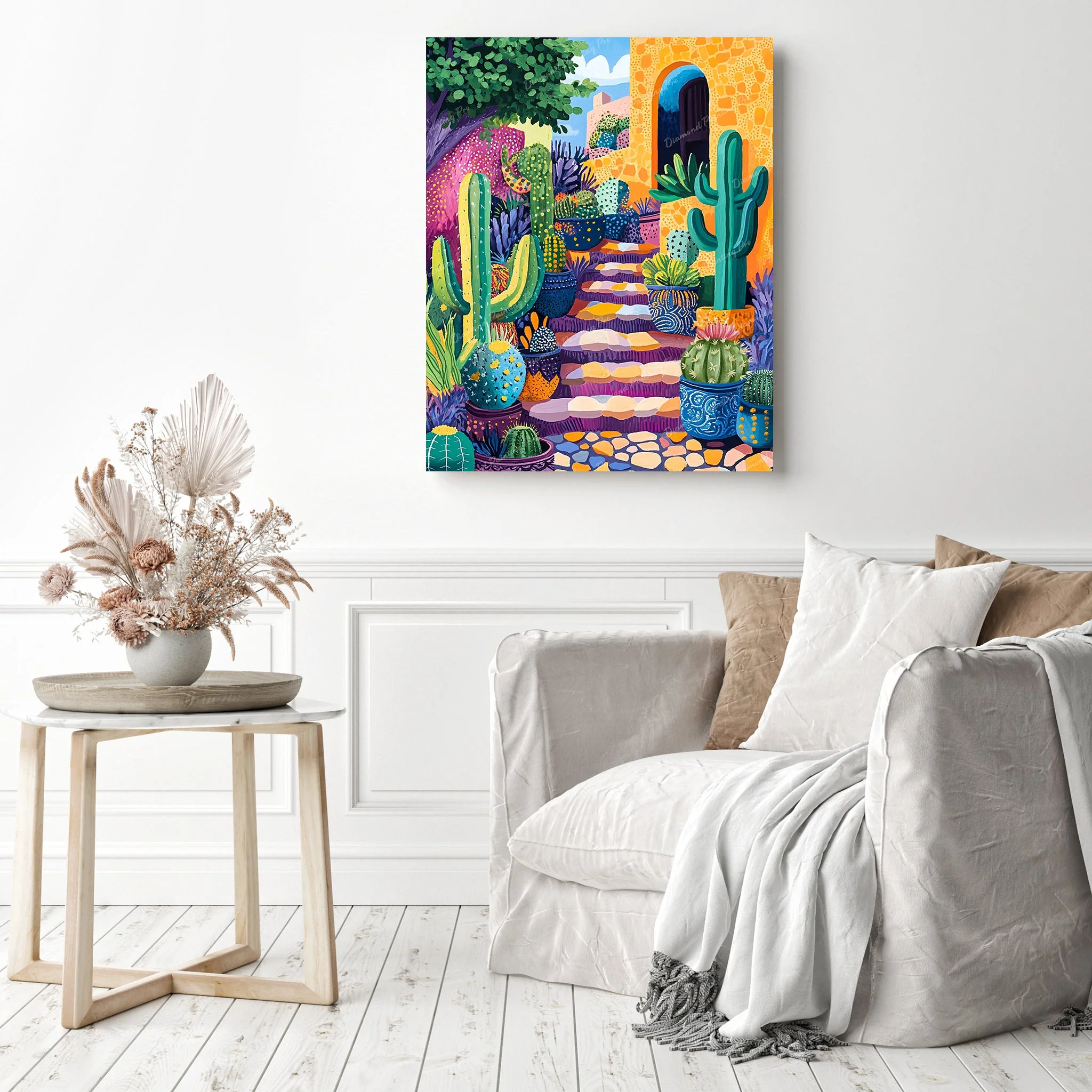 Fiesta Cactus Path | Diamond Painting - Image 3