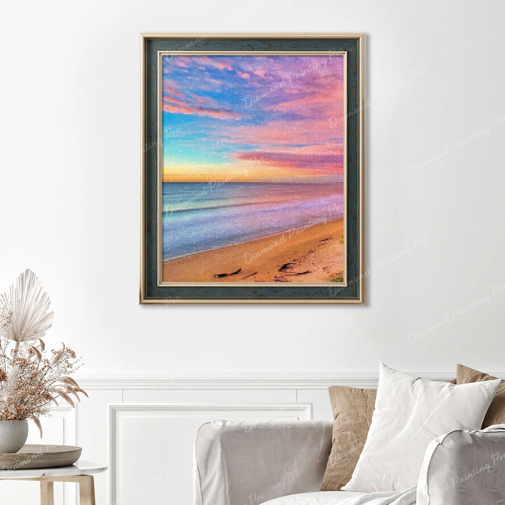 Colorful Beach Sky | Finished Diamond Painting - Image 6