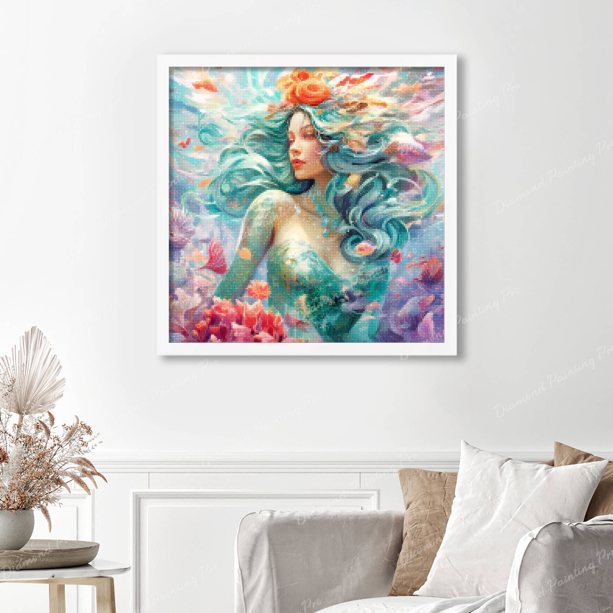Enchanting Mermaid Delight | Finished Diamond Painting - Image 3