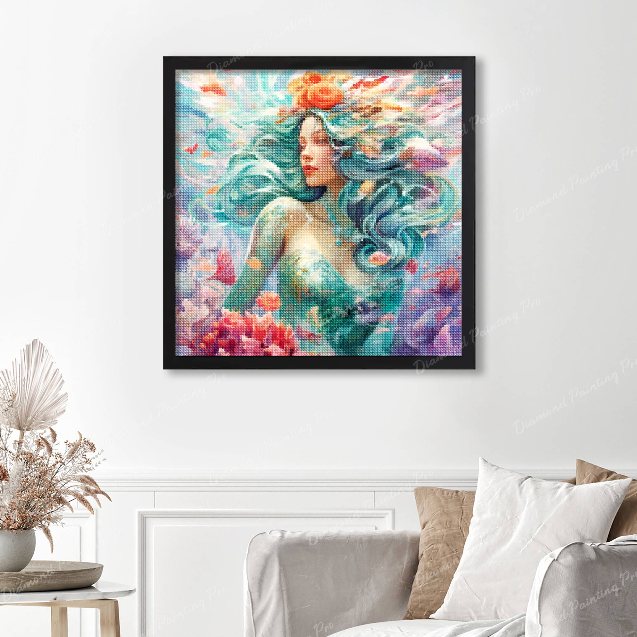 Enchanting Mermaid Delight | Finished Diamond Painting - Image 4
