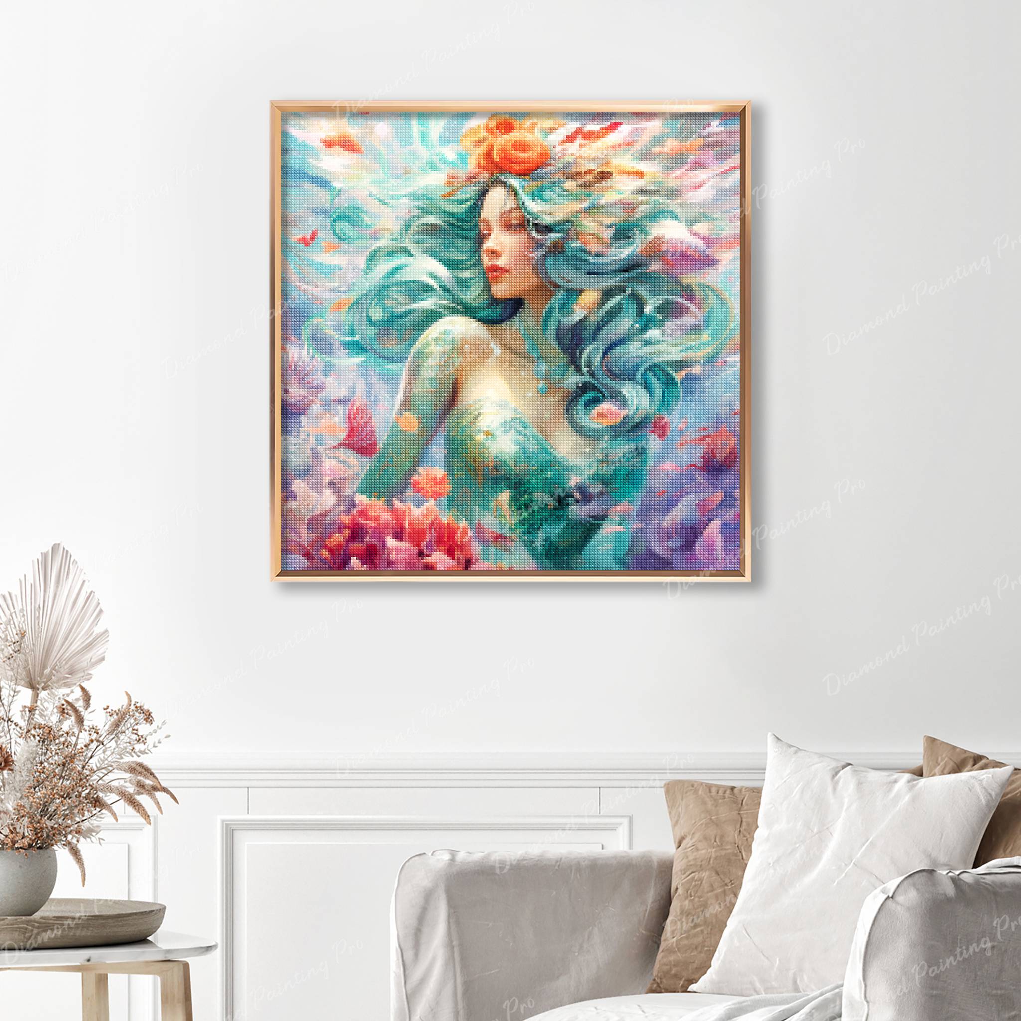 Enchanting Mermaid Delight | Finished Diamond Painting - Image 5