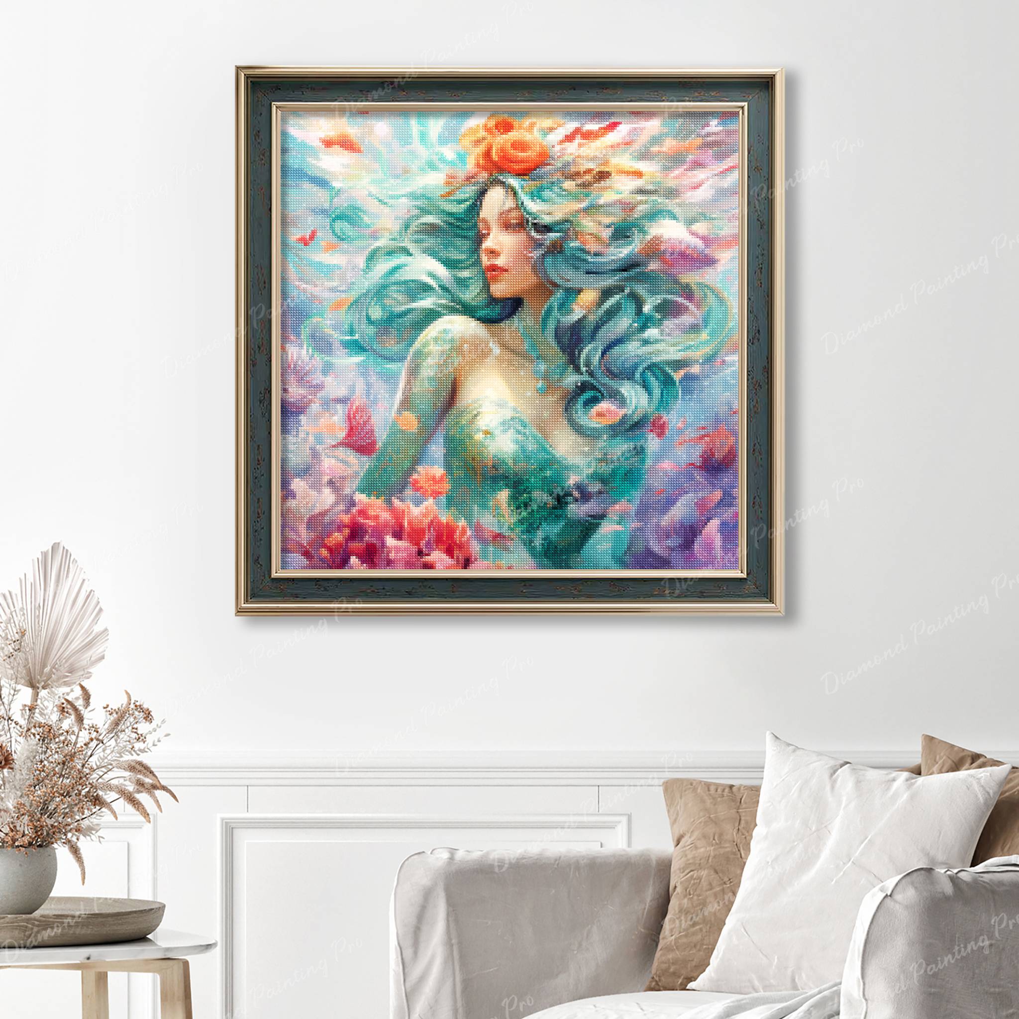 Enchanting Mermaid Delight | Finished Diamond Painting - Image 6