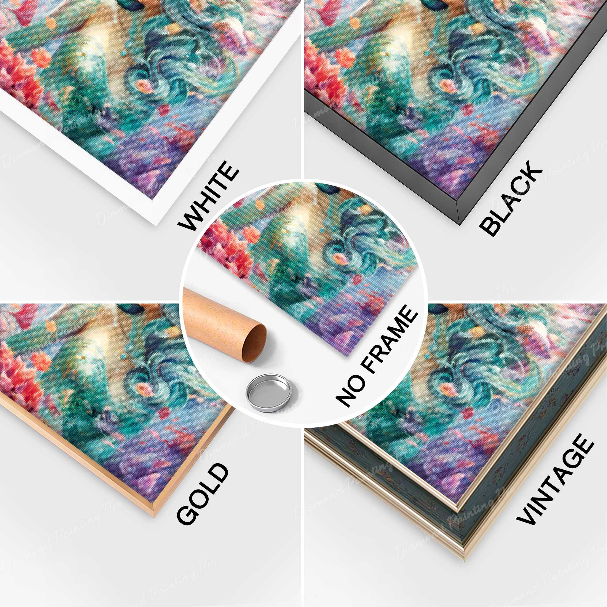 Enchanting Mermaid Delight | Finished Diamond Painting - Image 7