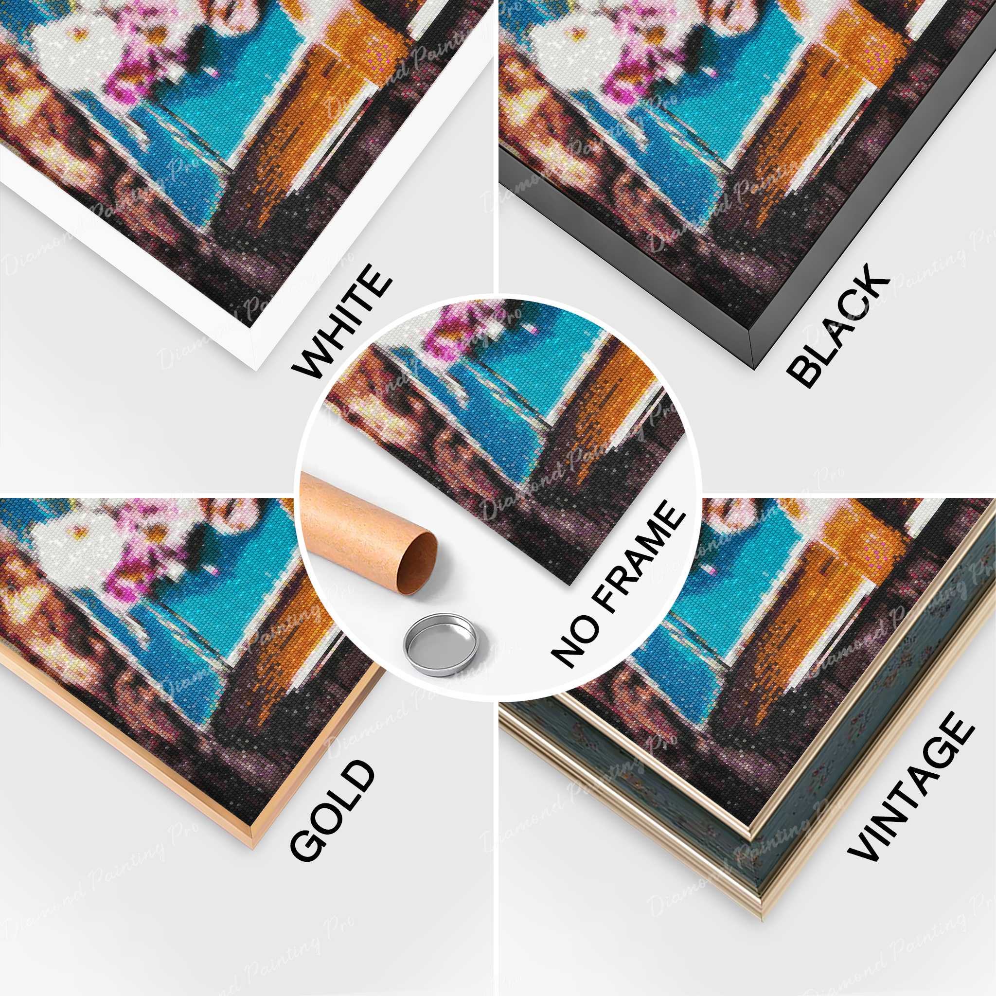 Flowers & Coffee | Finished Diamond Painting - Image 7