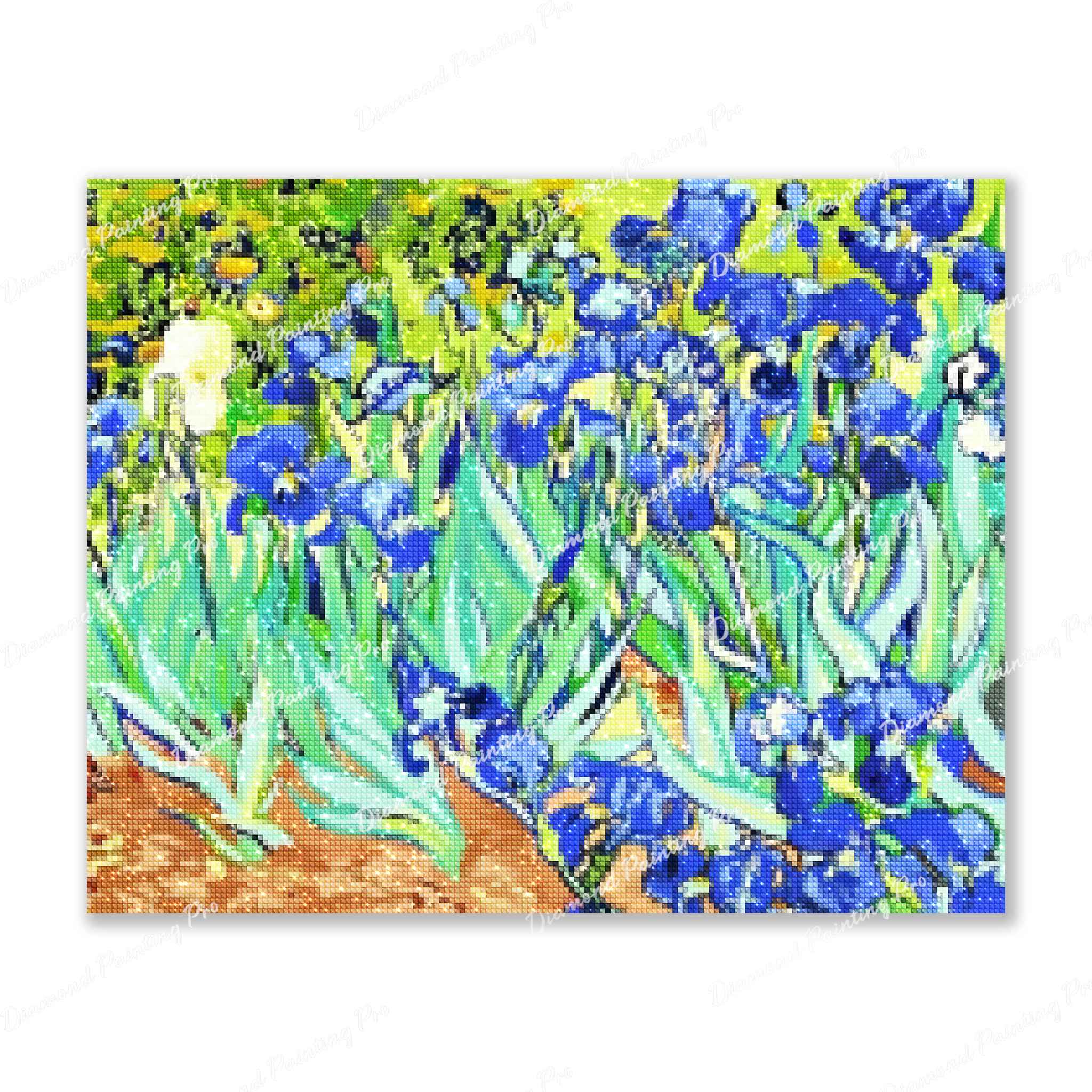 Irises - Vincent van Gogh | Finished Diamond Painting