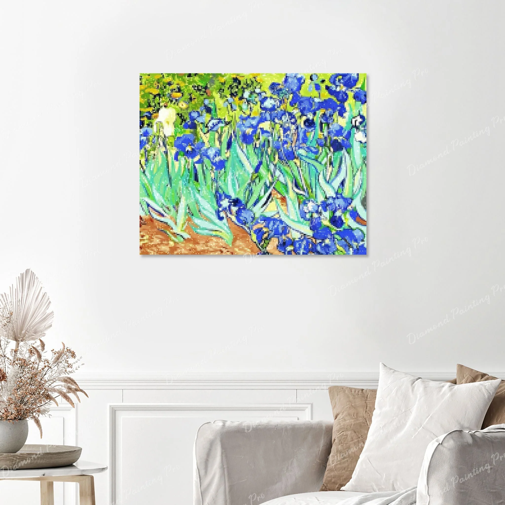 Irises - Vincent van Gogh | Finished Diamond Painting - Image 2