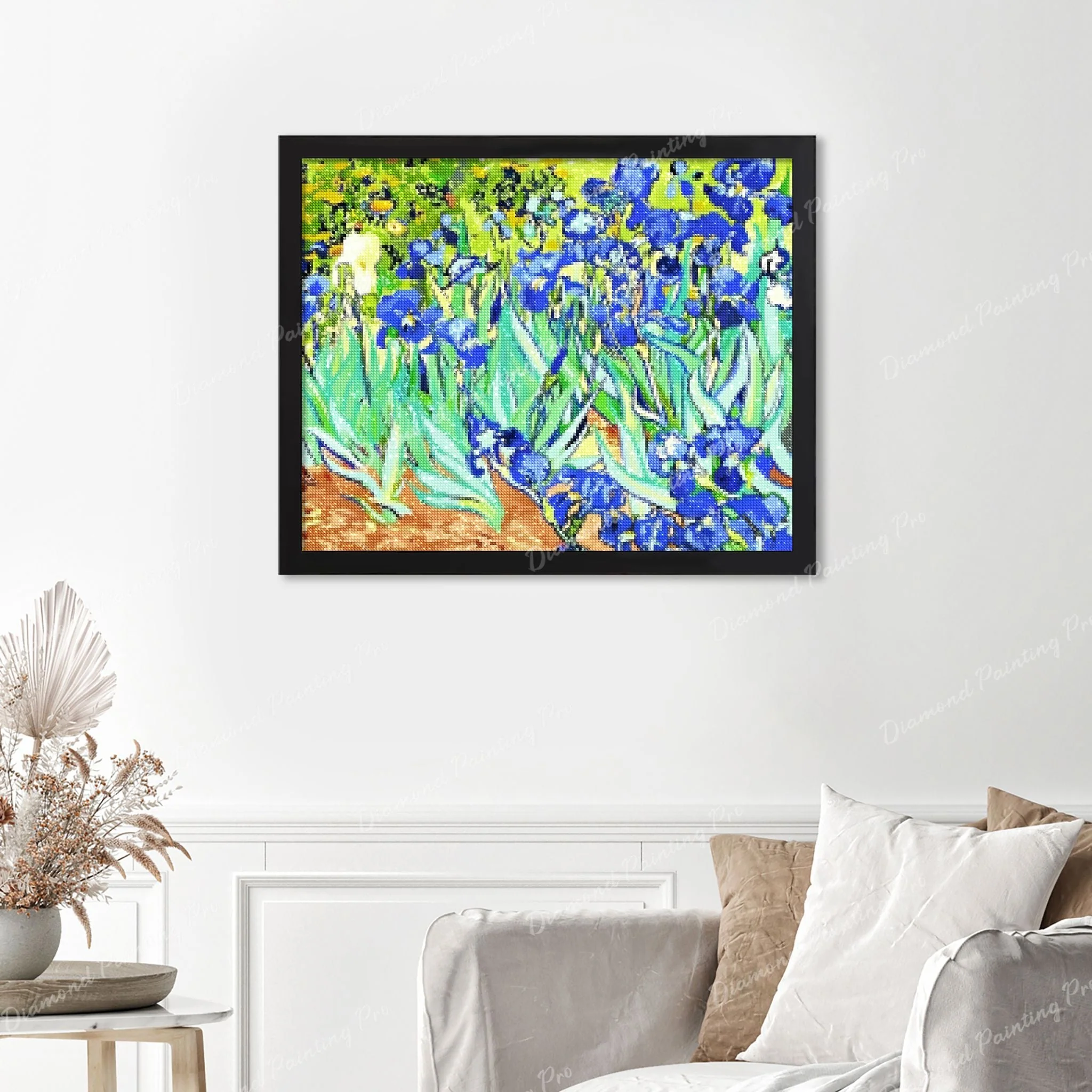 Irises - Vincent van Gogh | Finished Diamond Painting - Image 4