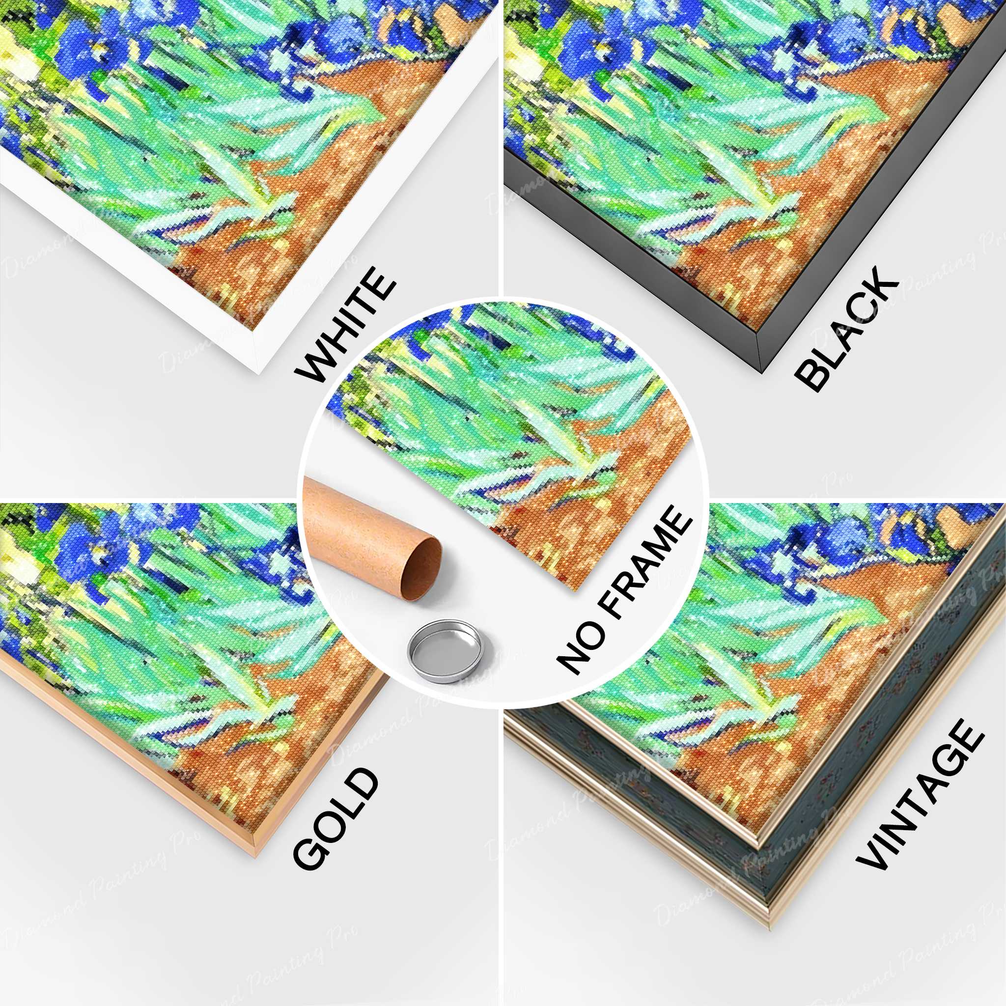 Irises - Vincent van Gogh | Finished Diamond Painting - Image 7