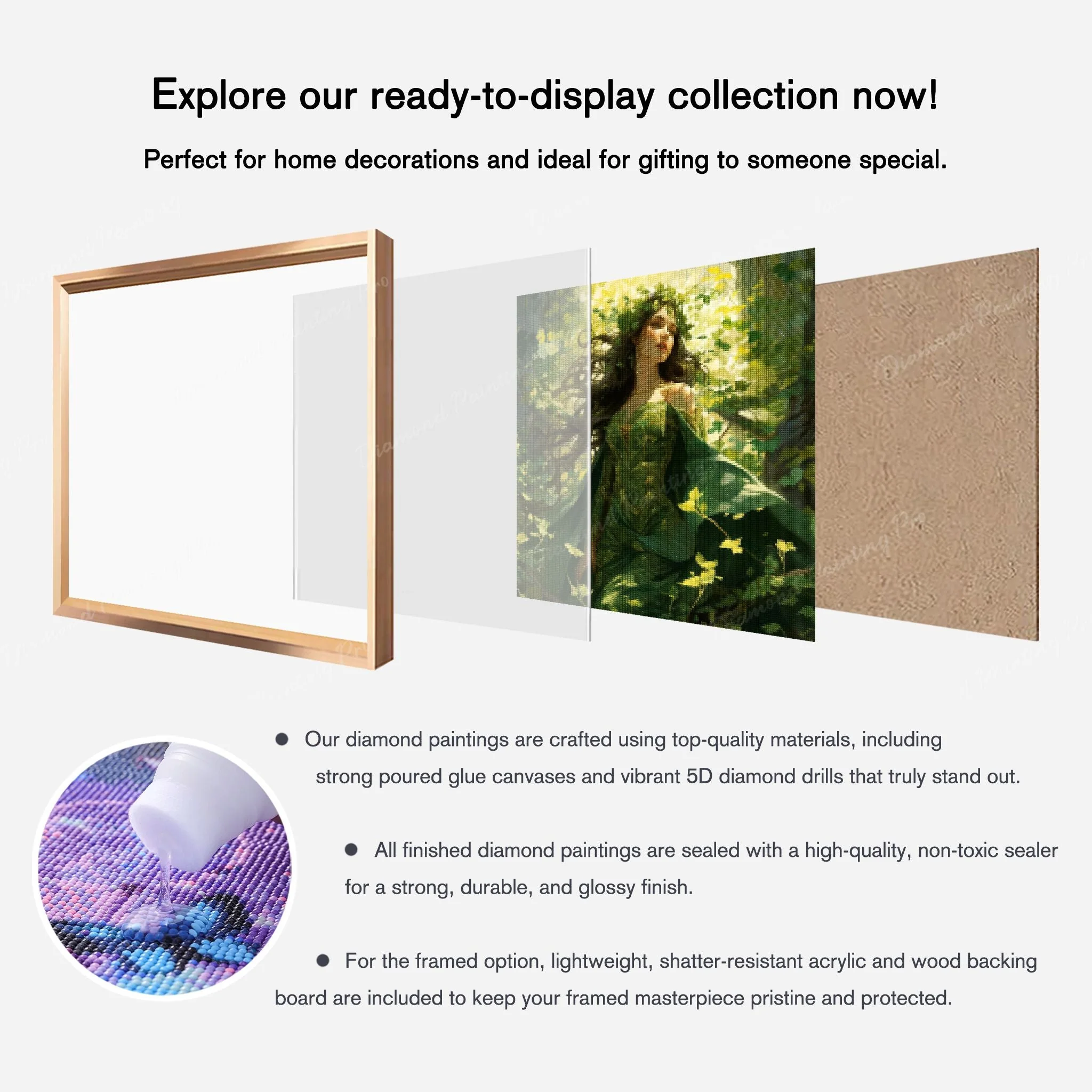 Ivy The Nature Guardian | Finished Diamond Painting - Image 8