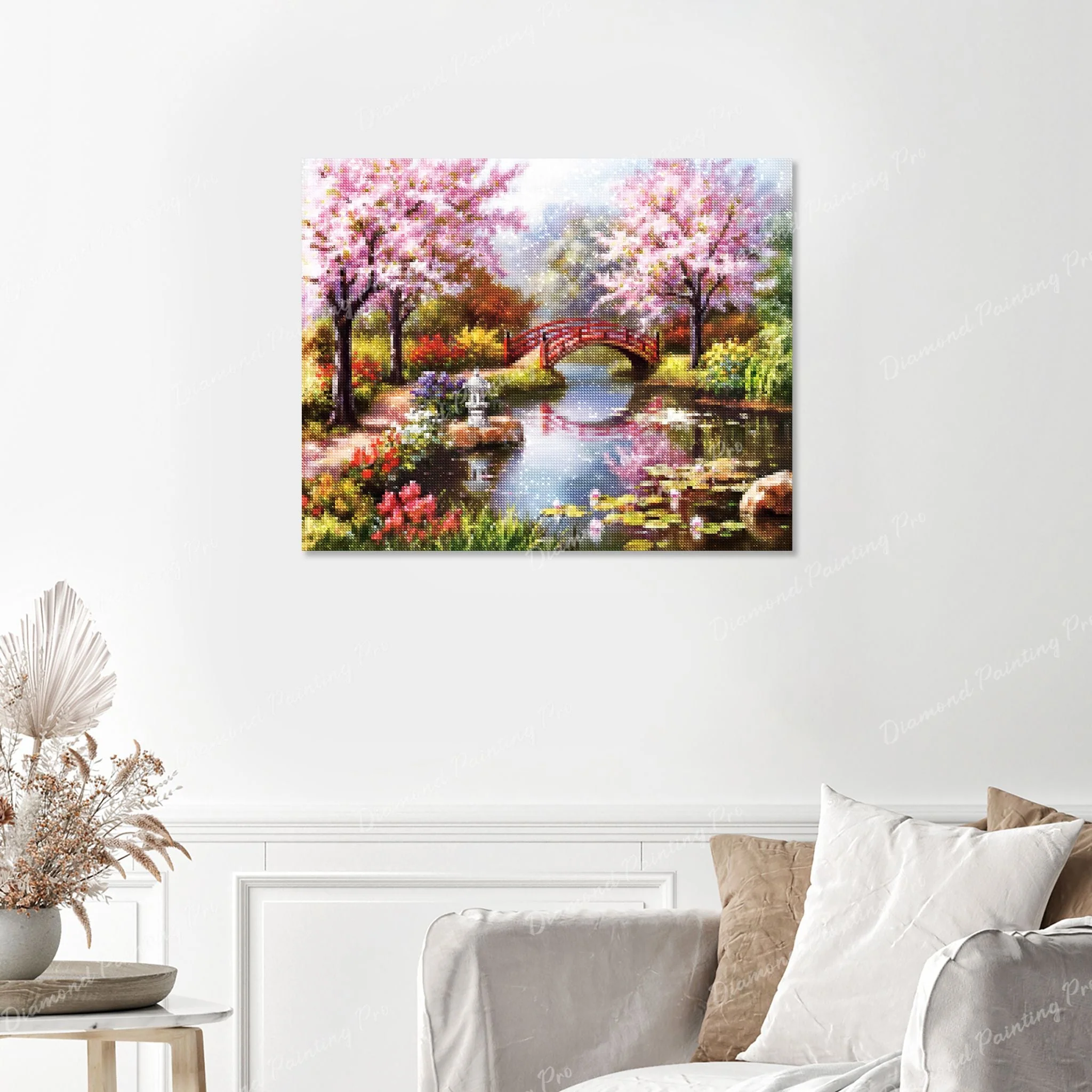 Japanese Garden | Finished Diamond Painting - Image 2