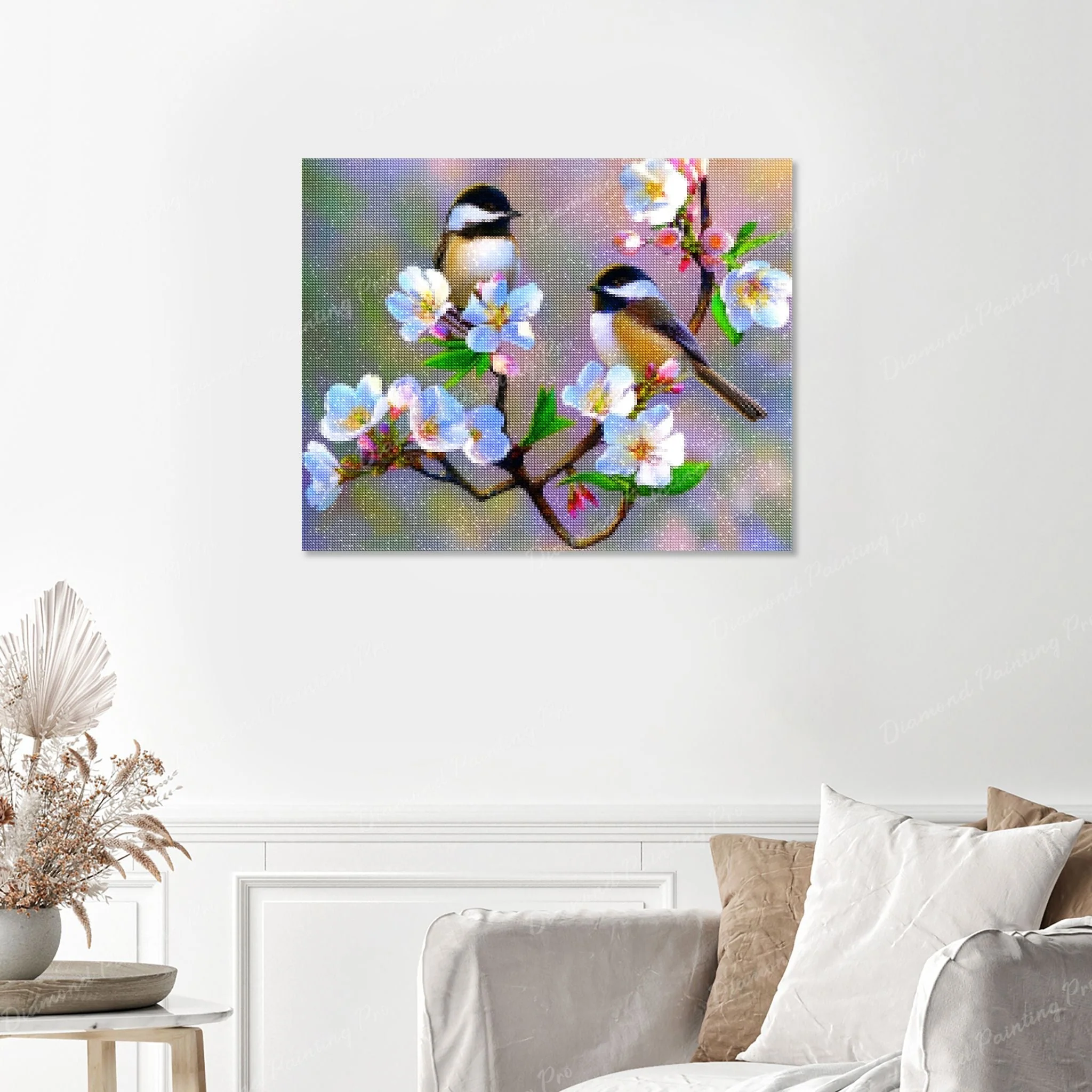 Lovebirds | Finished Diamond Painting - Image 2