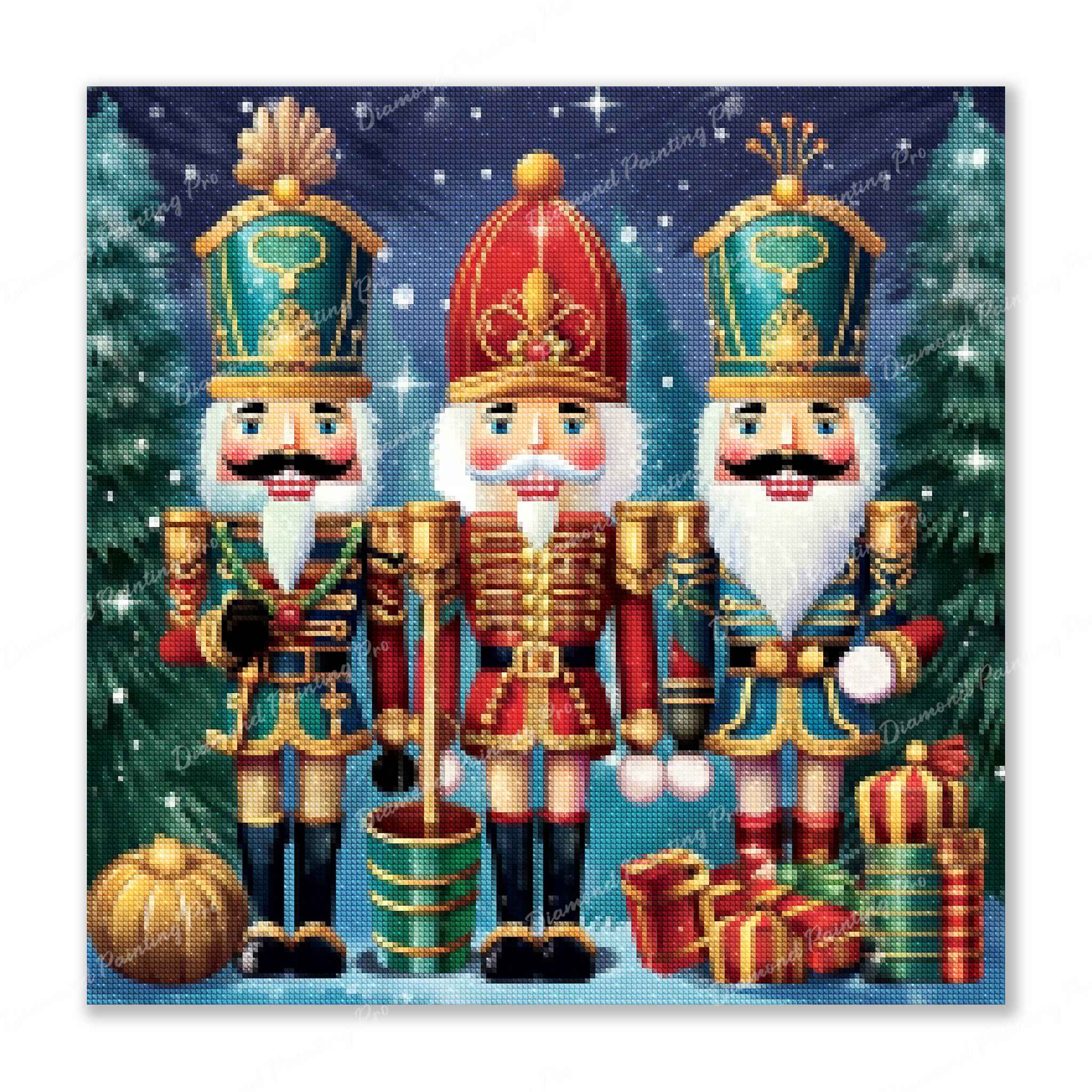 Nutcracker Trio | Finished Diamond Painting