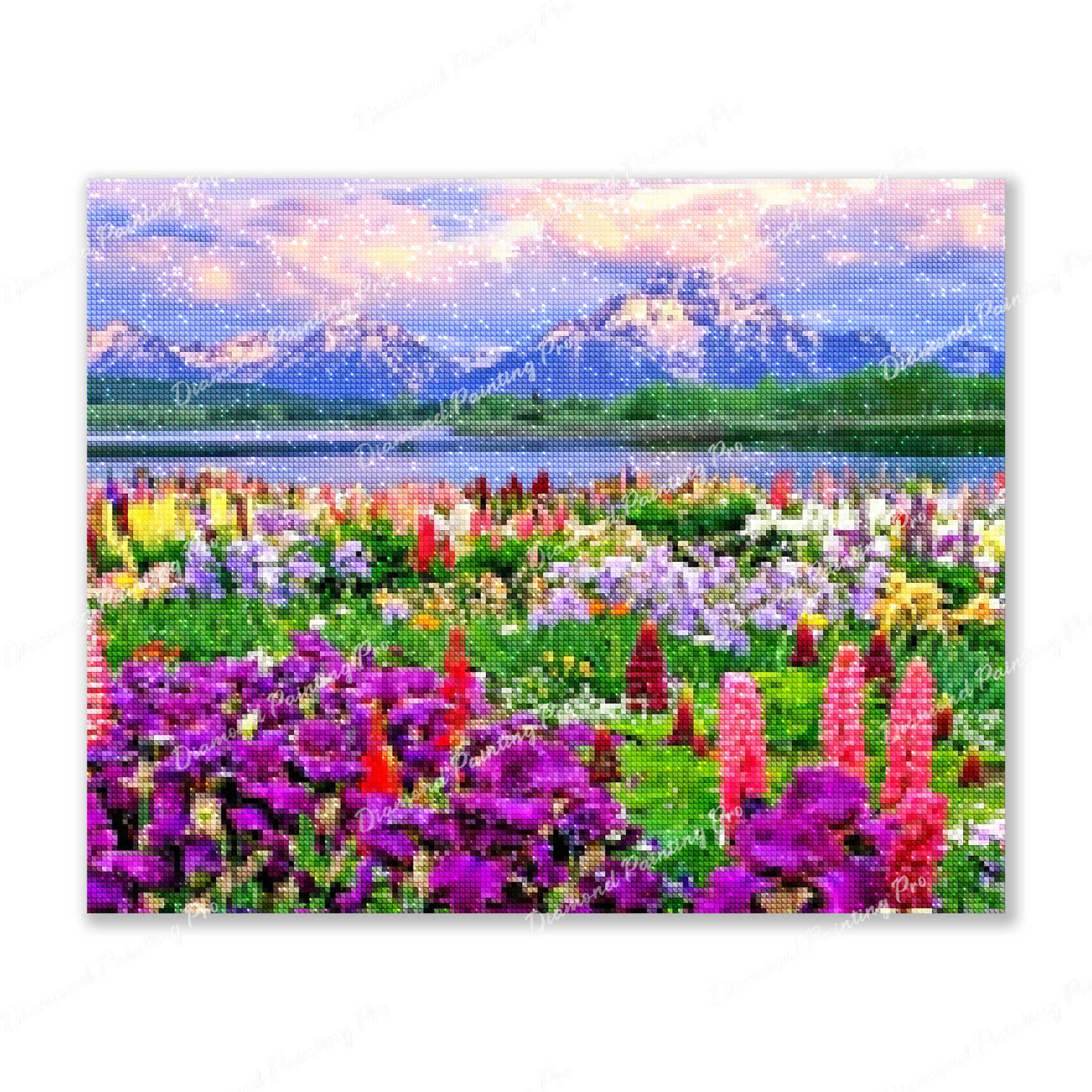 Picturesque Grand Teton | Finished Diamond Painting